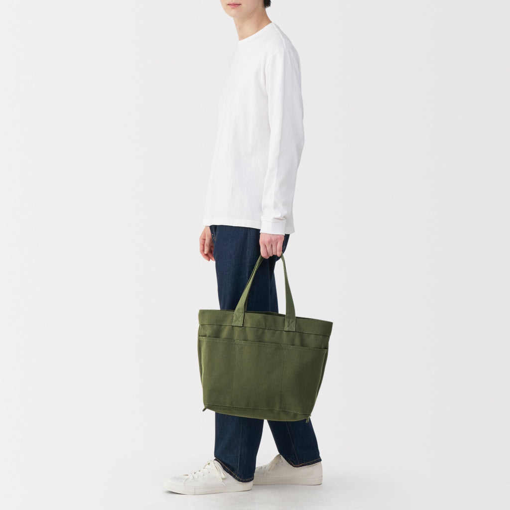 Canvas Wide Tote Bag