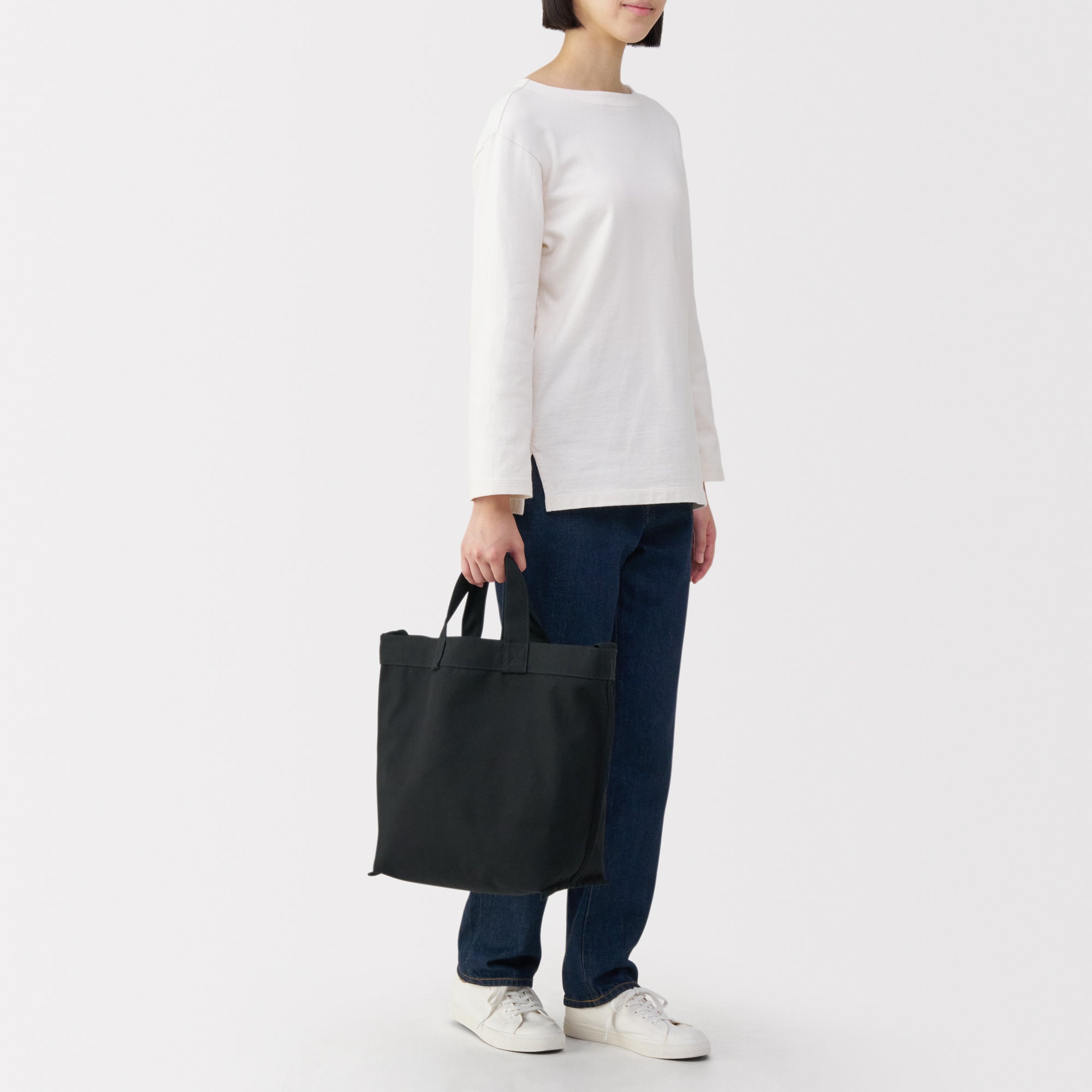 Canvas 2-Way Tote Bag