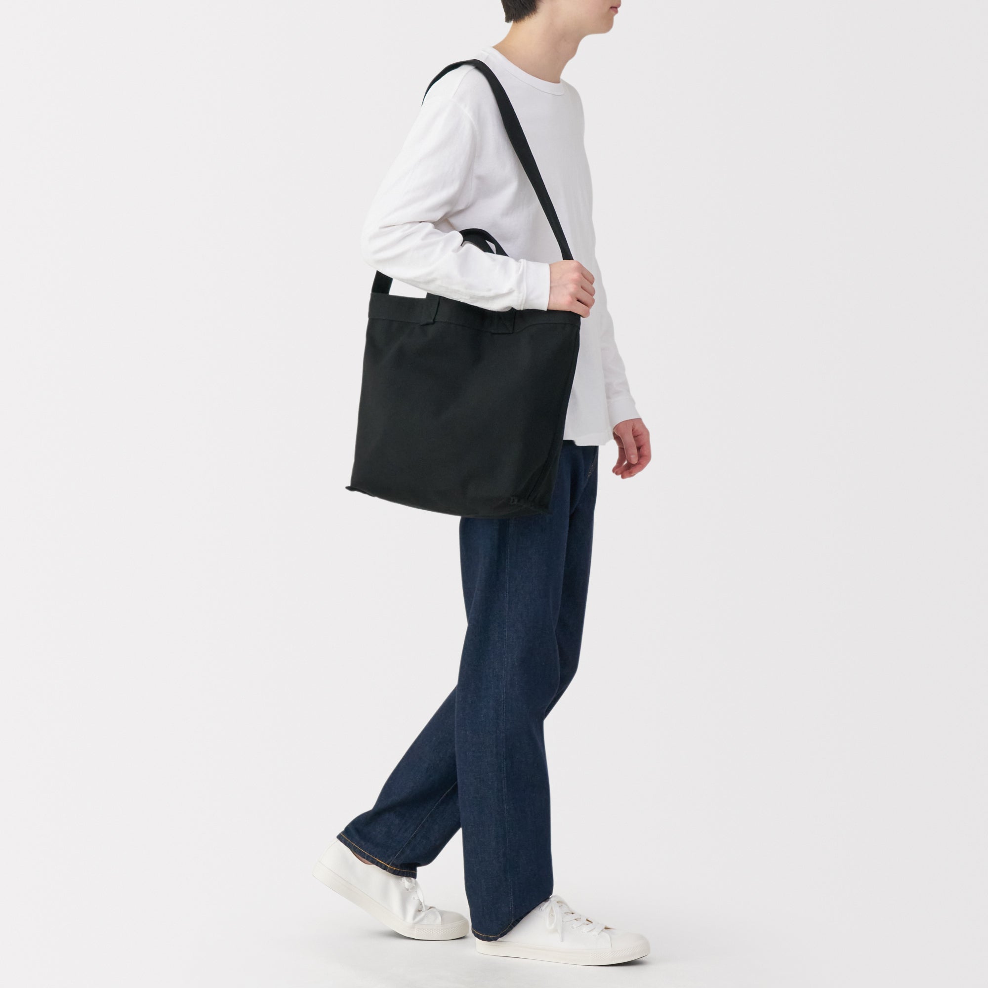 Canvas 2-Way Tote Bag
