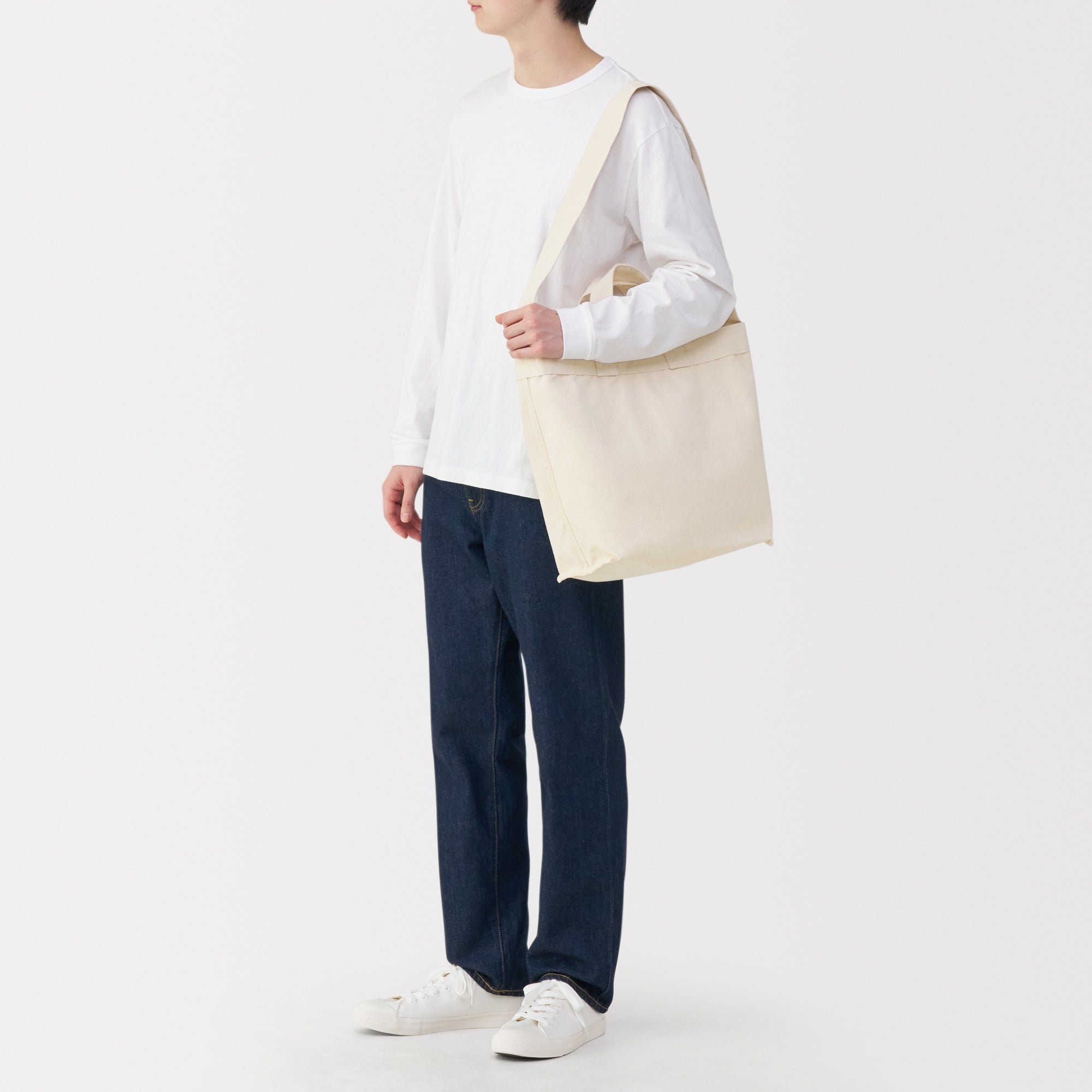 Canvas 2-Way Tote Bag