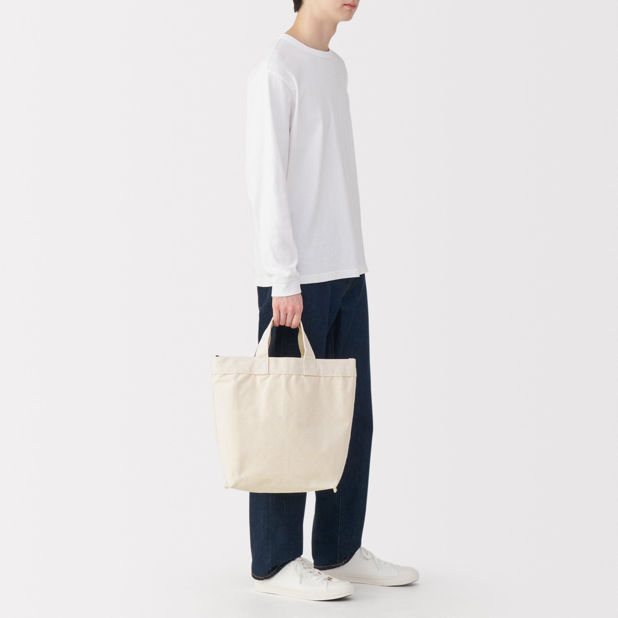 Canvas 2-Way Tote Bag