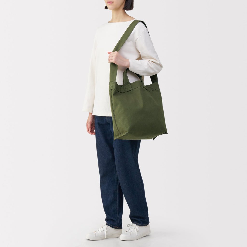 Canvas 2-Way Tote Bag