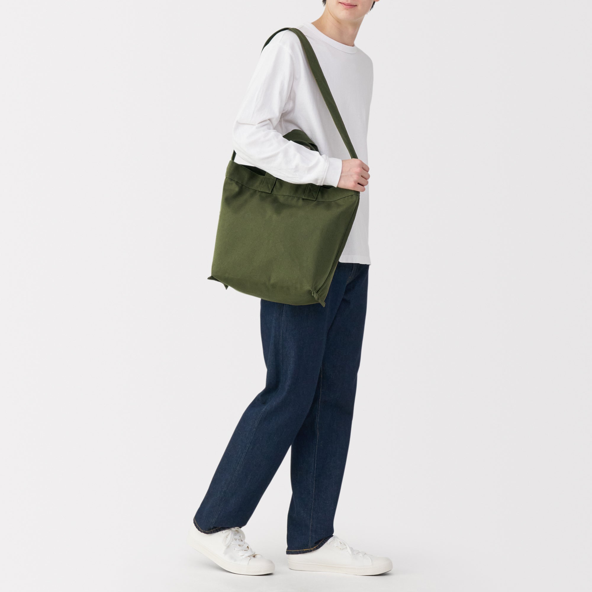 Canvas 2-Way Tote Bag