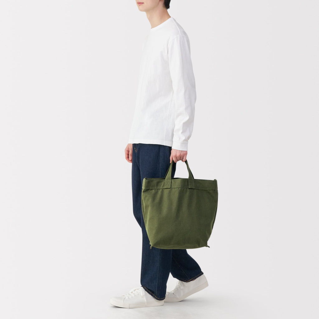 Canvas 2-Way Tote Bag