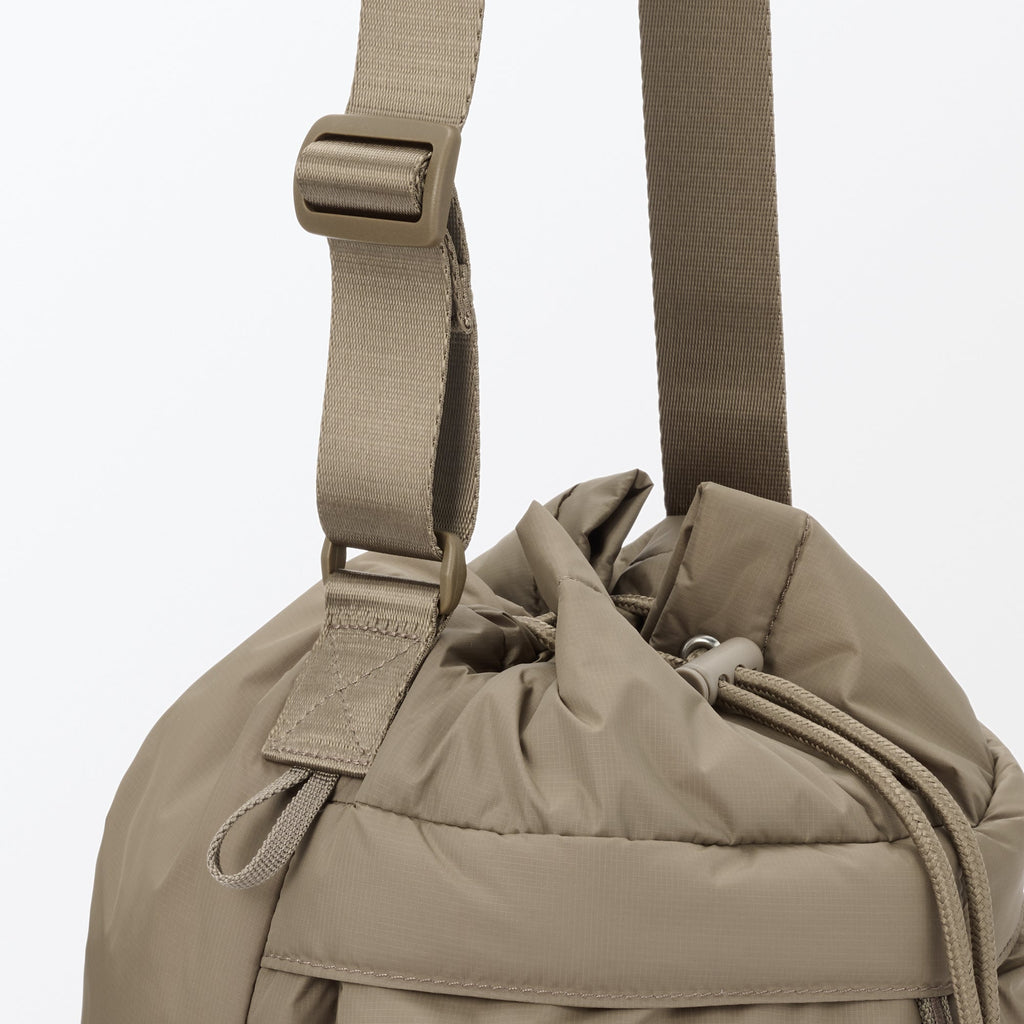 Water Repellent Padded Drawstring Bag