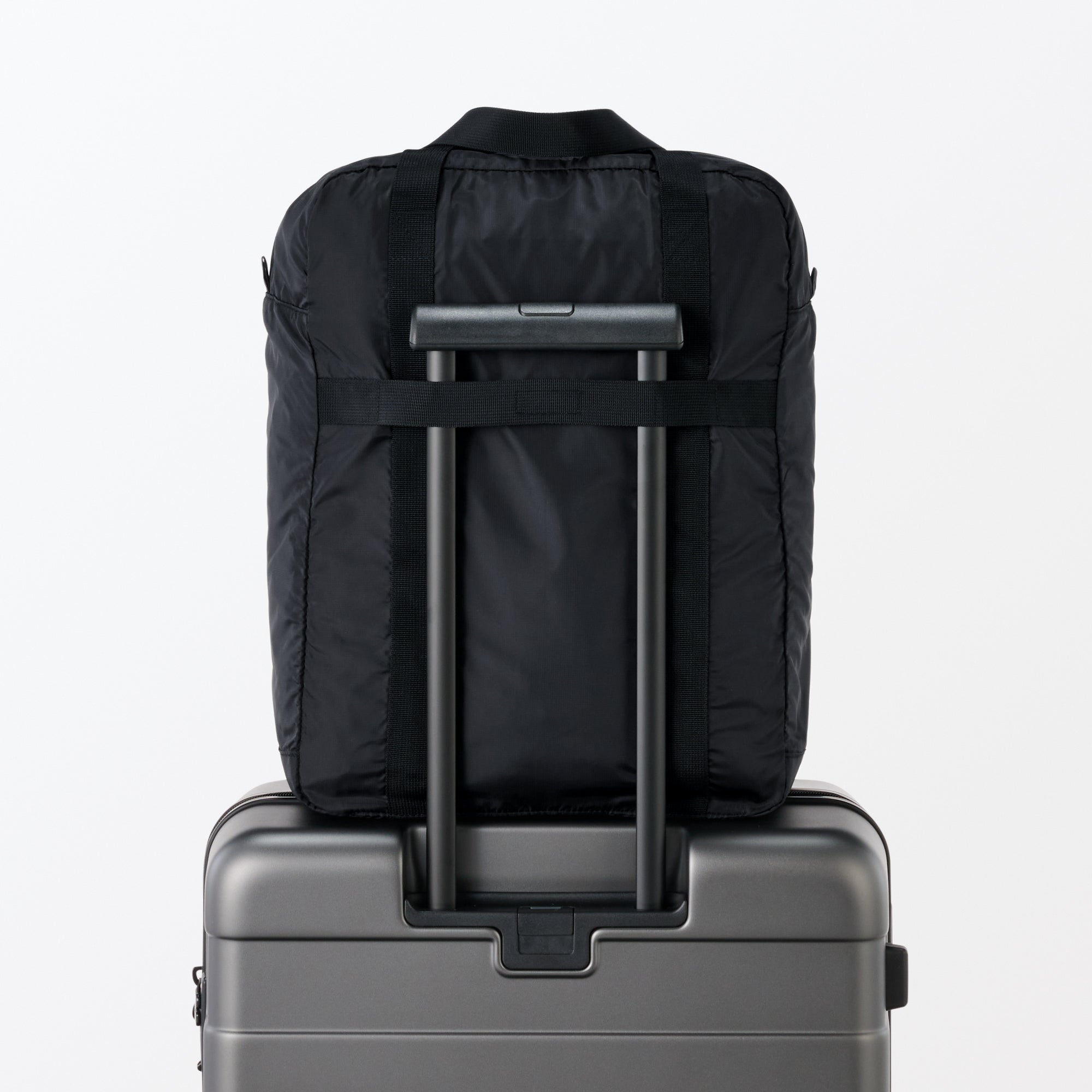 Pocketable Water Repellent Tall Boston Bag
