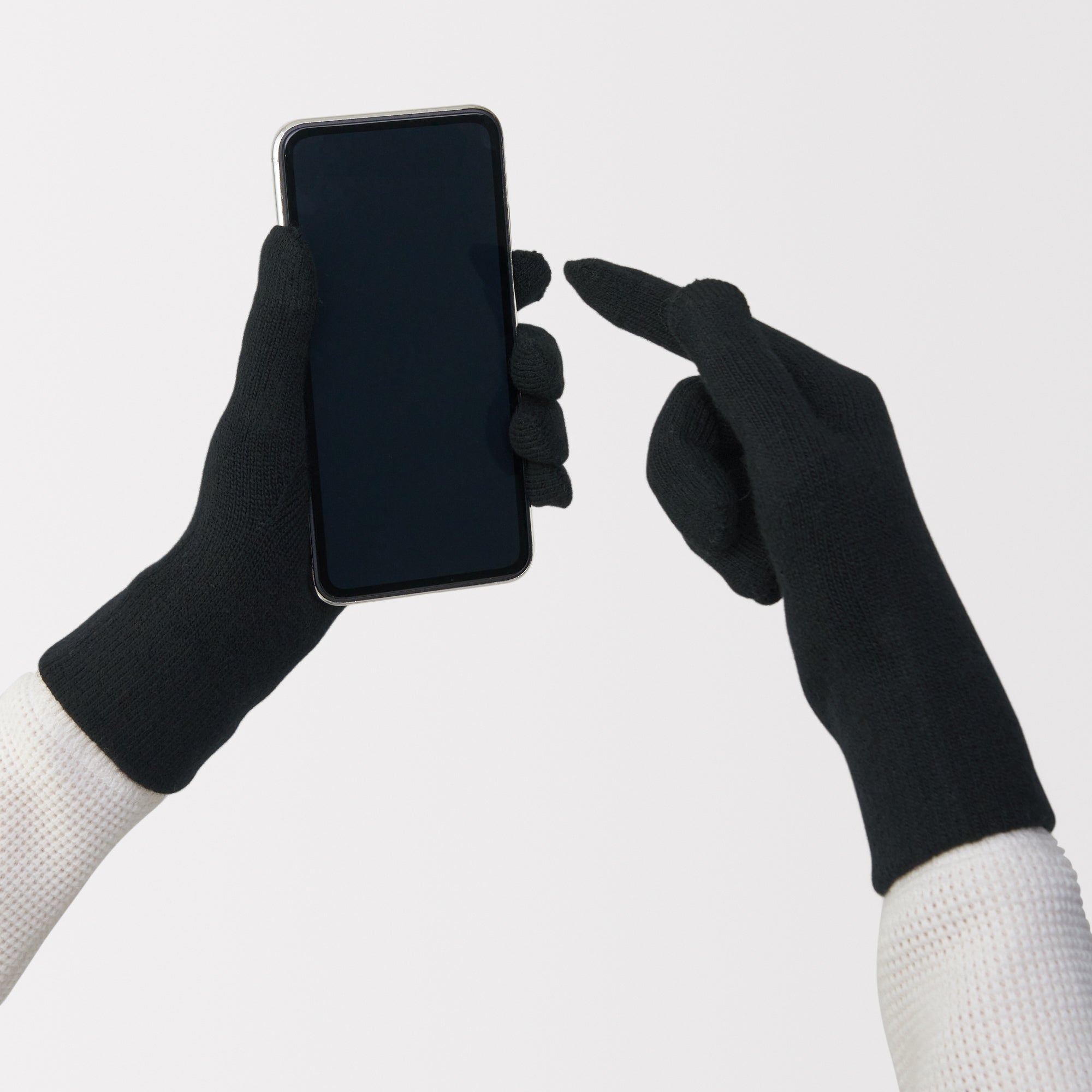 Merino Wool Blend Touchscreen Gloves