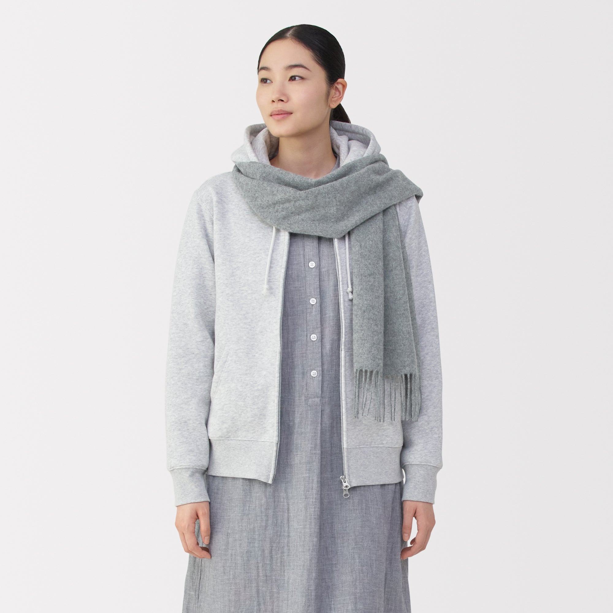 Fluffy Wool Scarf