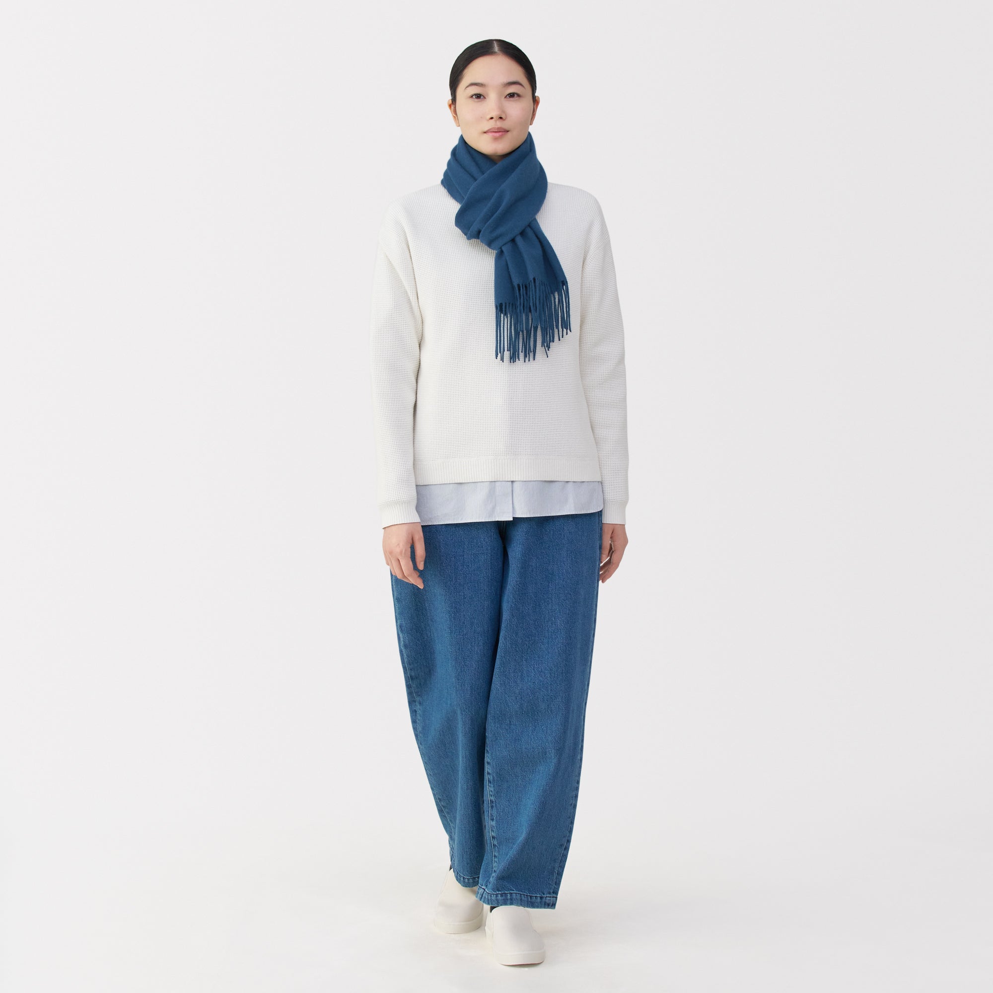 Fluffy Wool Scarf