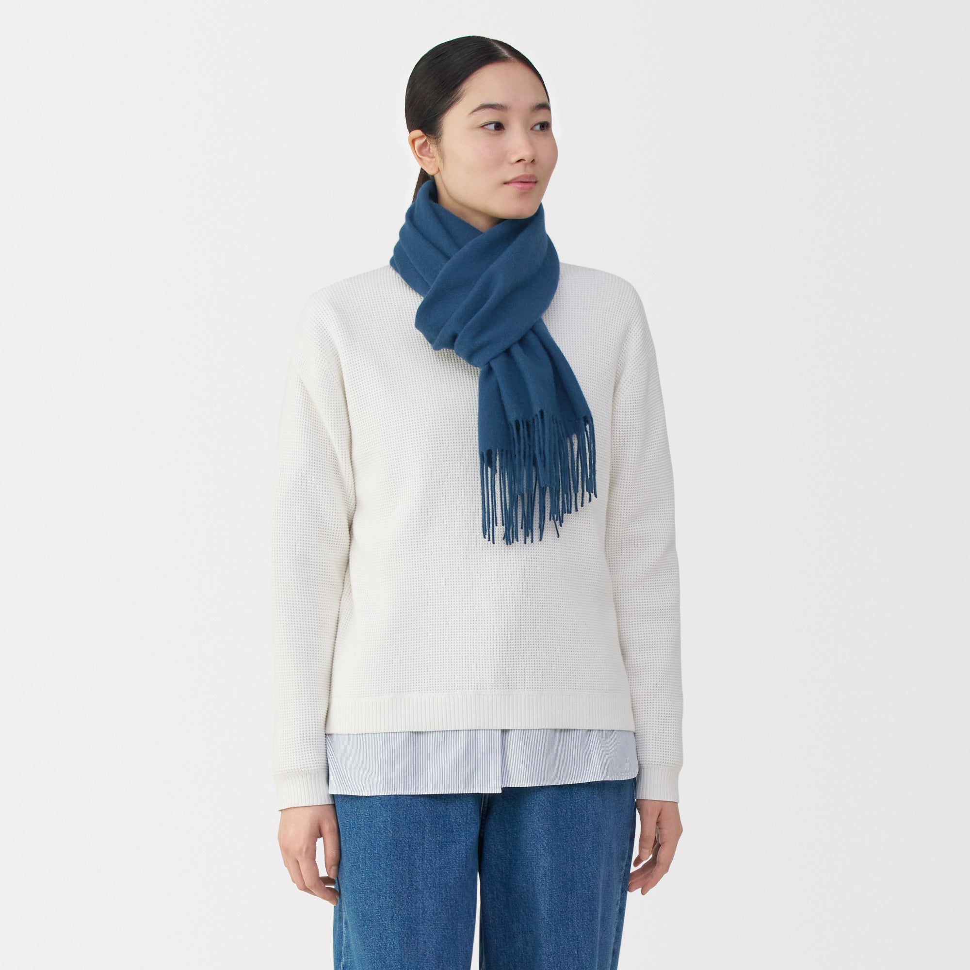Fluffy Wool Scarf