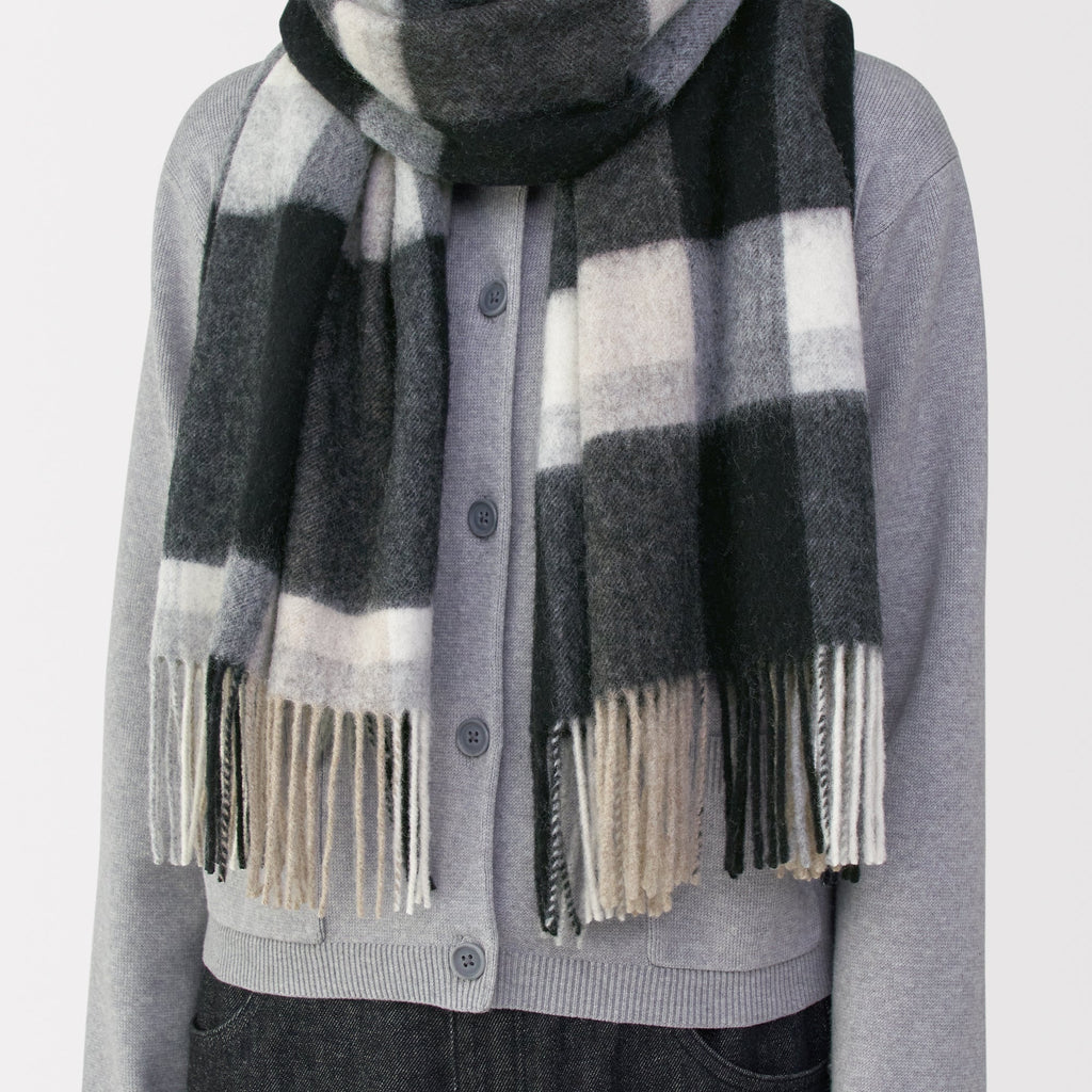 Fluffy Wool Blanket Stole