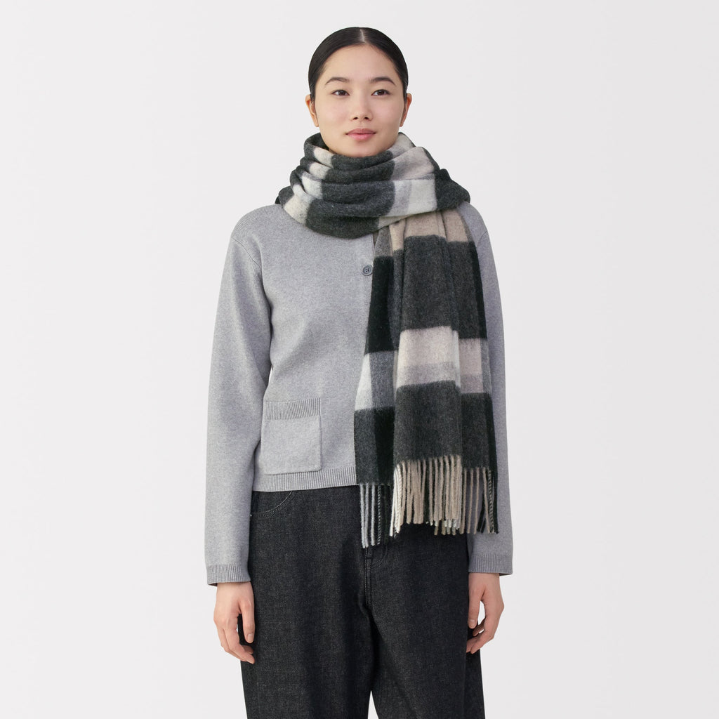 Fluffy Wool Blanket Stole