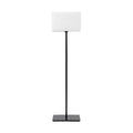 Steel Floor Lamp with Rectangle Shade