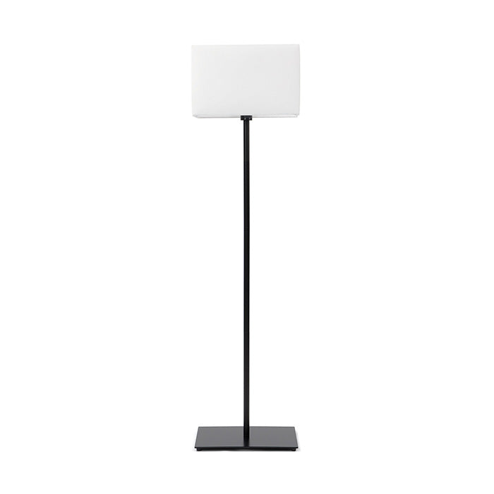 Steel Floor Lamp with Rectangle Shade