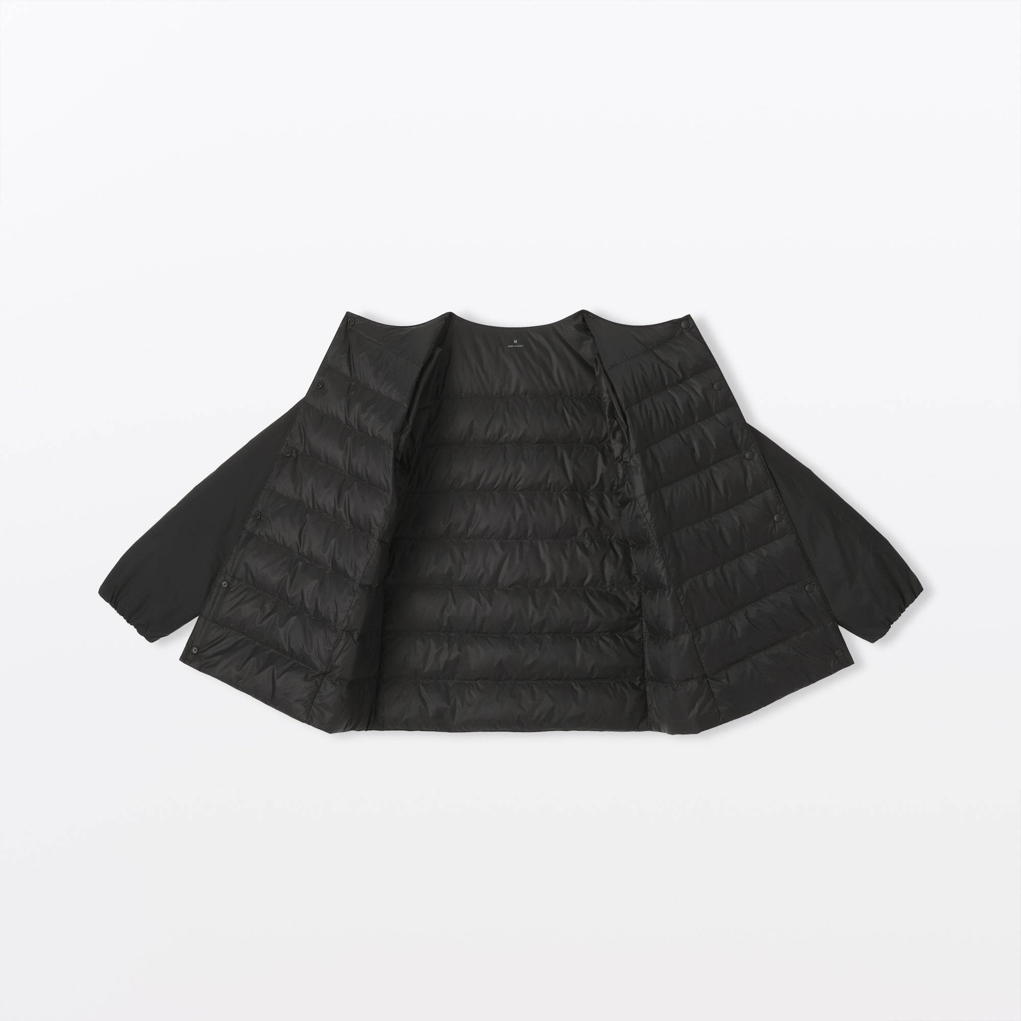 Lightweight Down Collarless Jacket