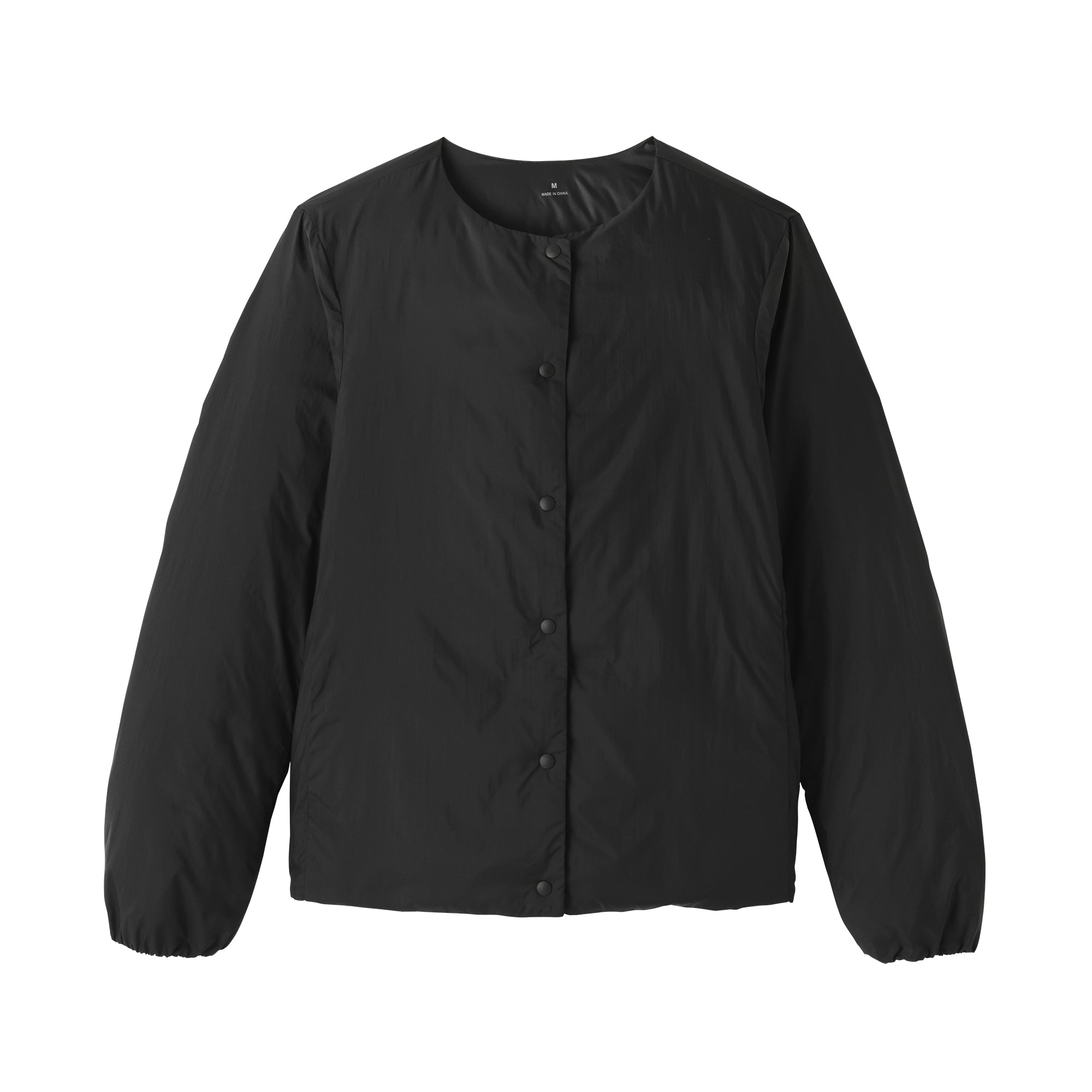 Lightweight Down Collarless Jacket