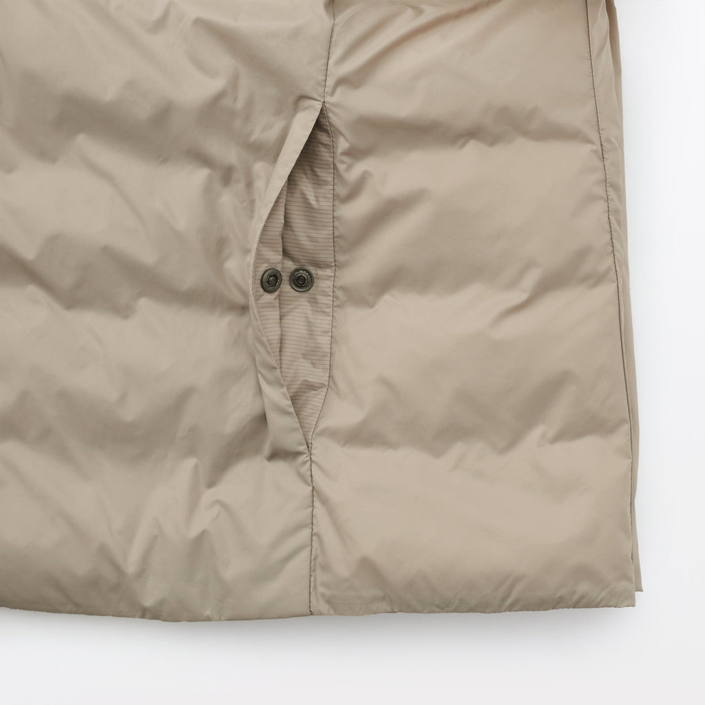 Lightweight Down Collarless Jacket
