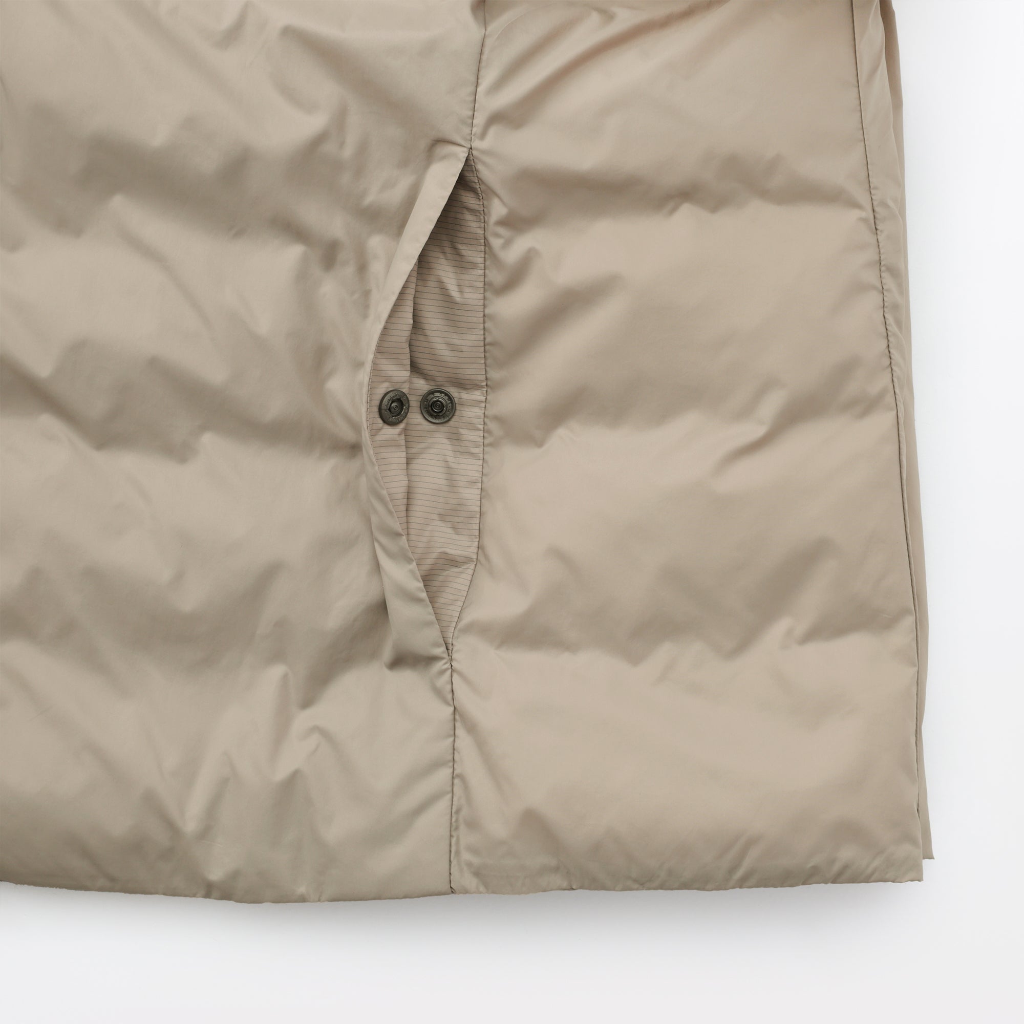 Lightweight Down Collarless Jacket