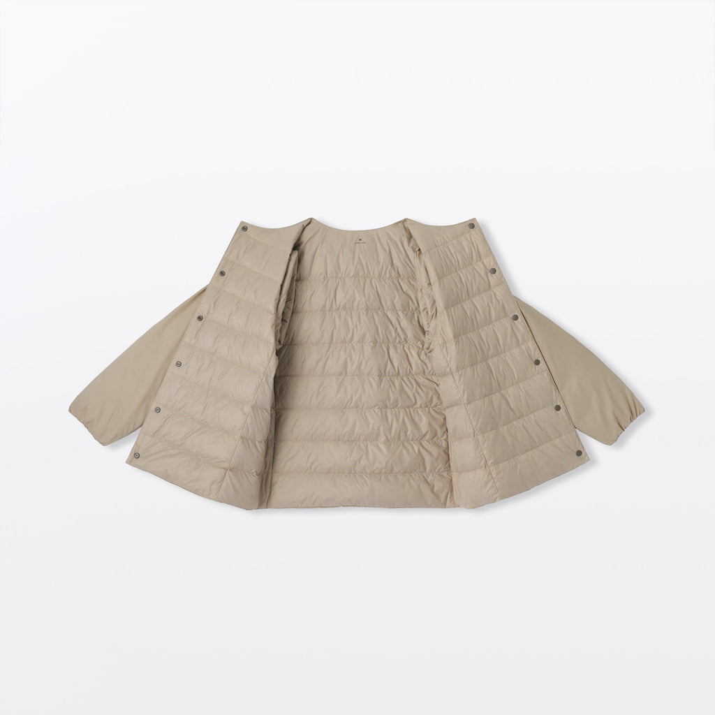 Lightweight Down Collarless Jacket