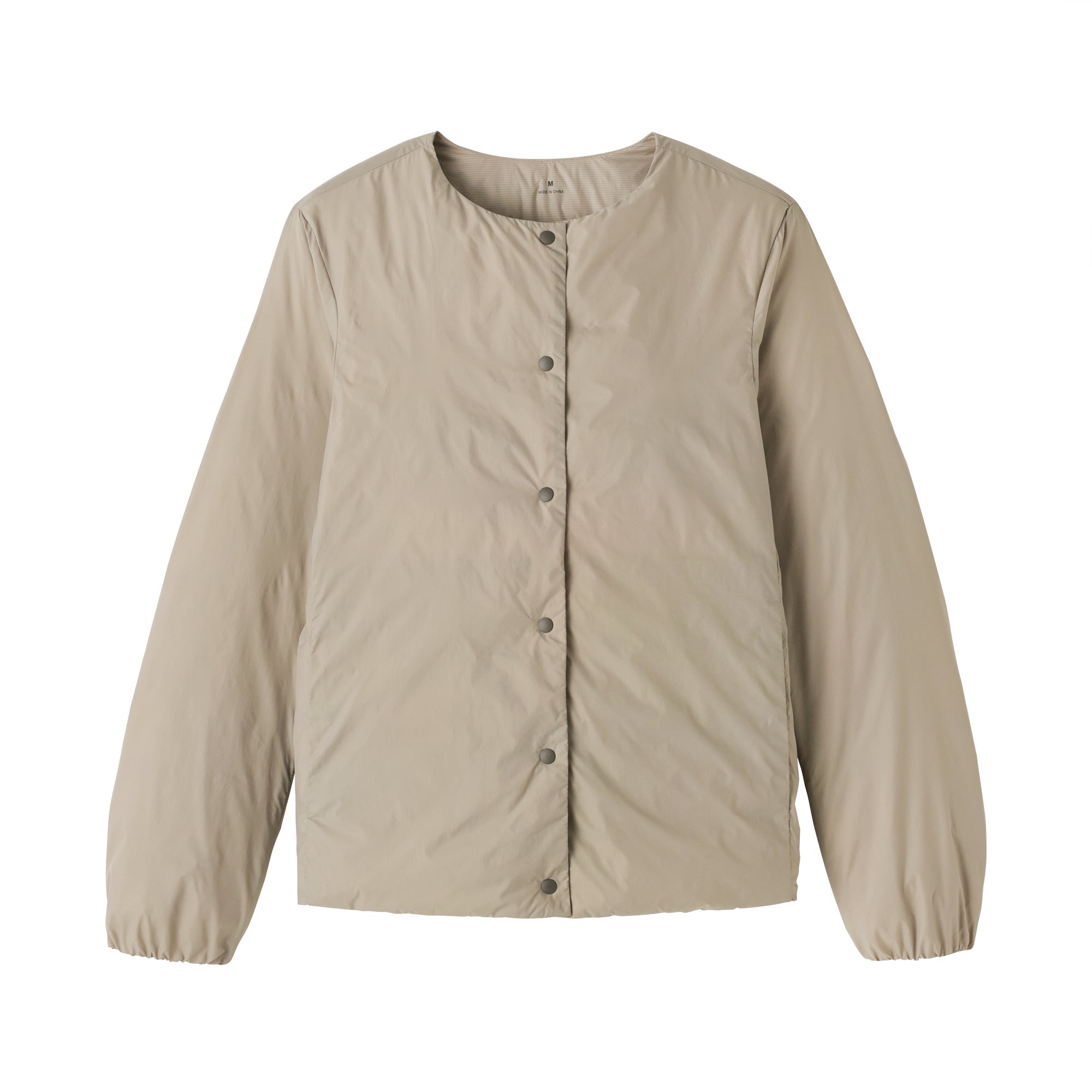 Lightweight Down Collarless Jacket