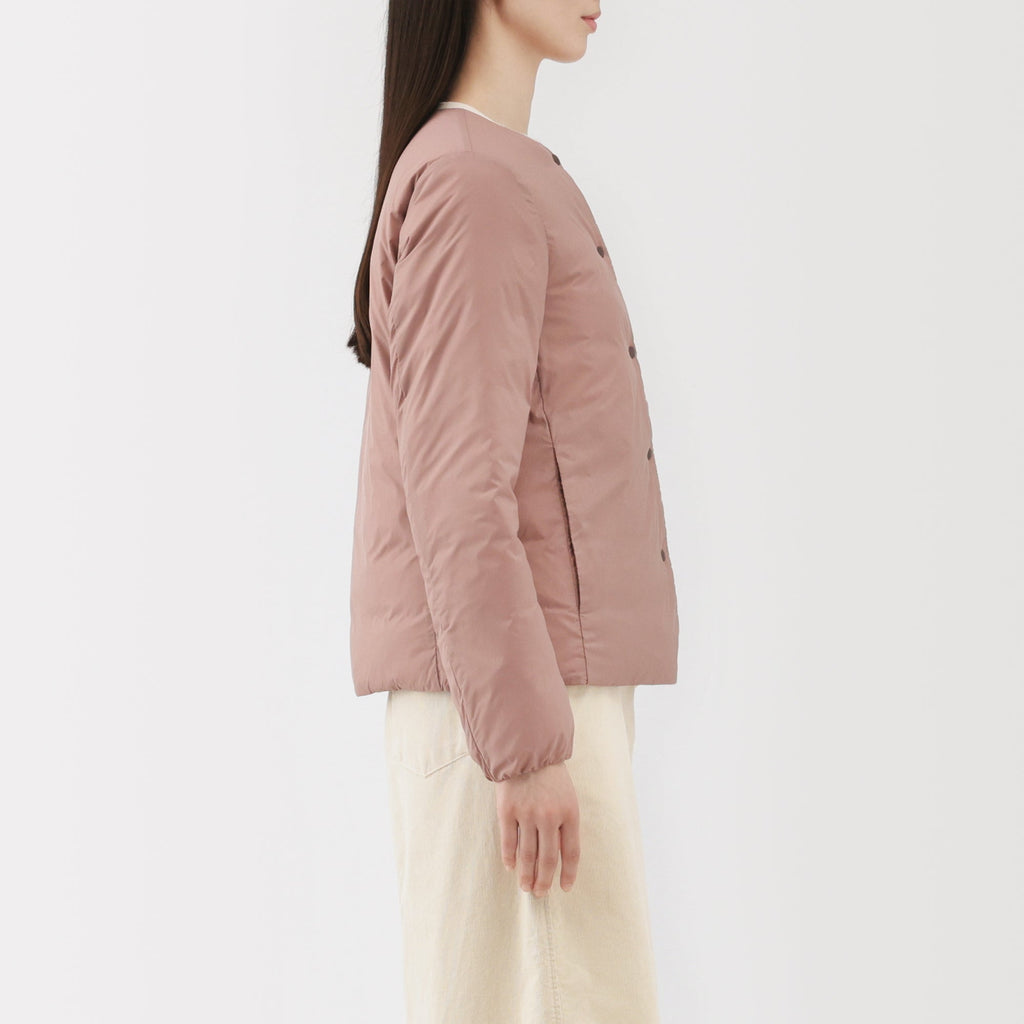 Lightweight Down Collarless Jacket