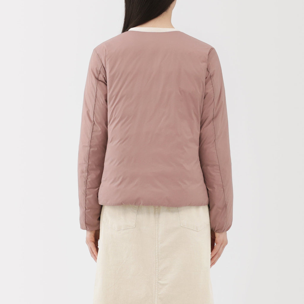 Lightweight Down Collarless Jacket