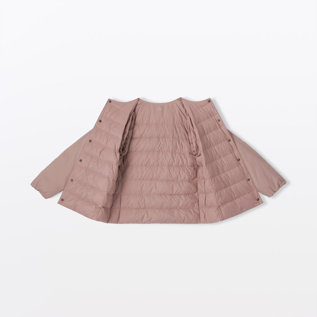 Lightweight Down Collarless Jacket
