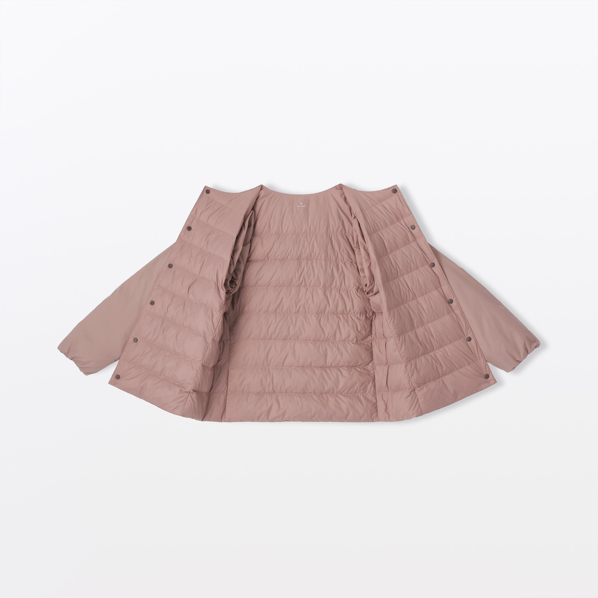 Lightweight Down Collarless Jacket
