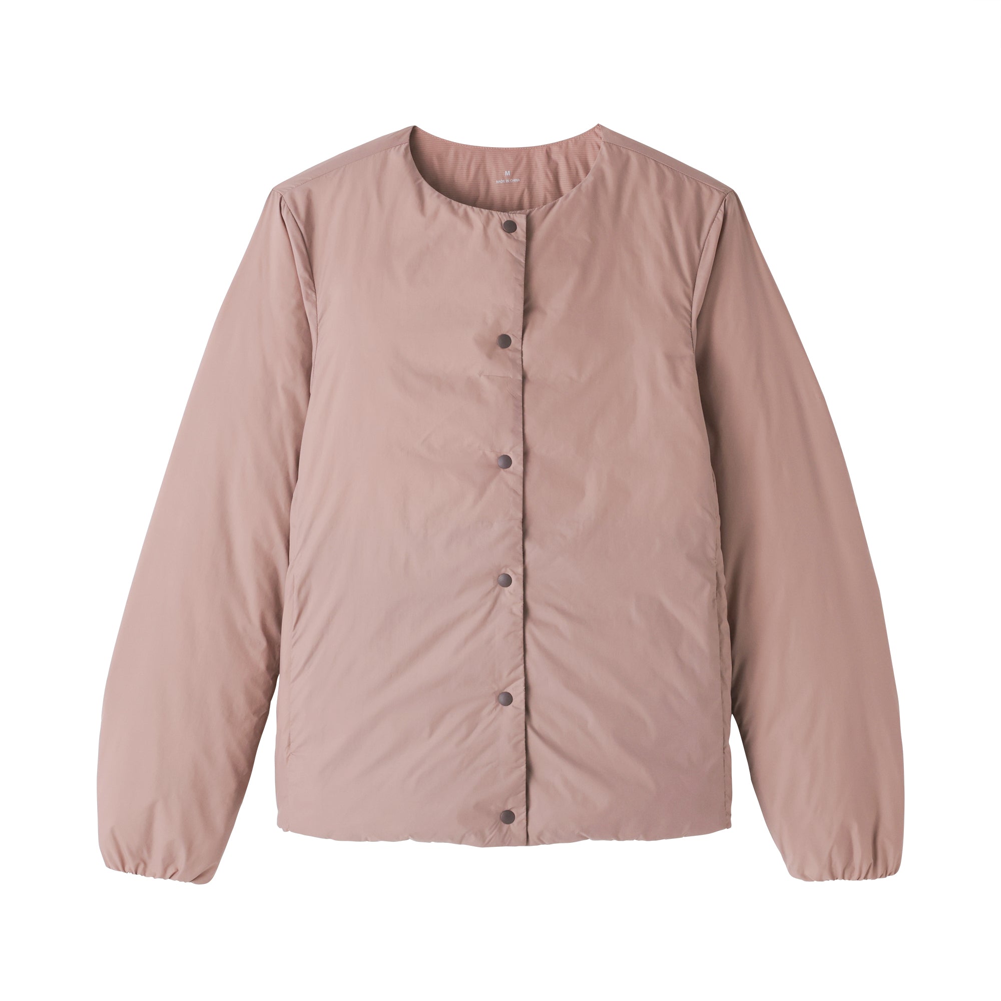 Lightweight Down Collarless Jacket
