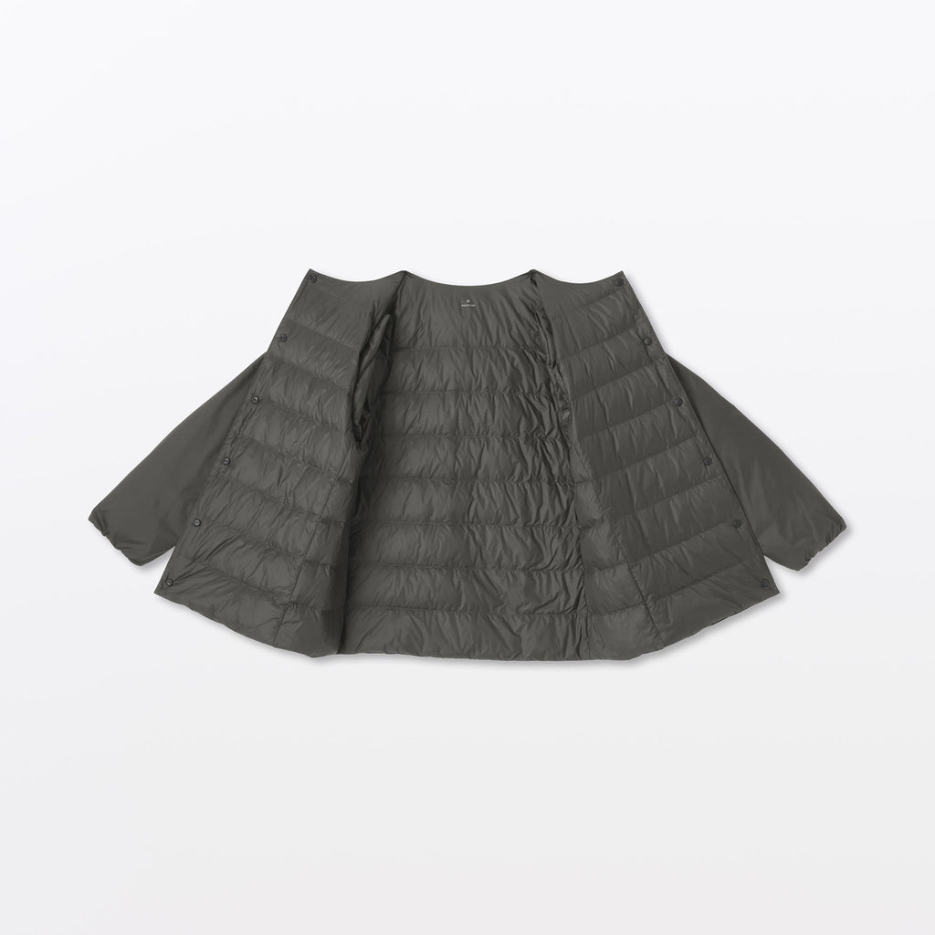 Lightweight Down Collarless Jacket