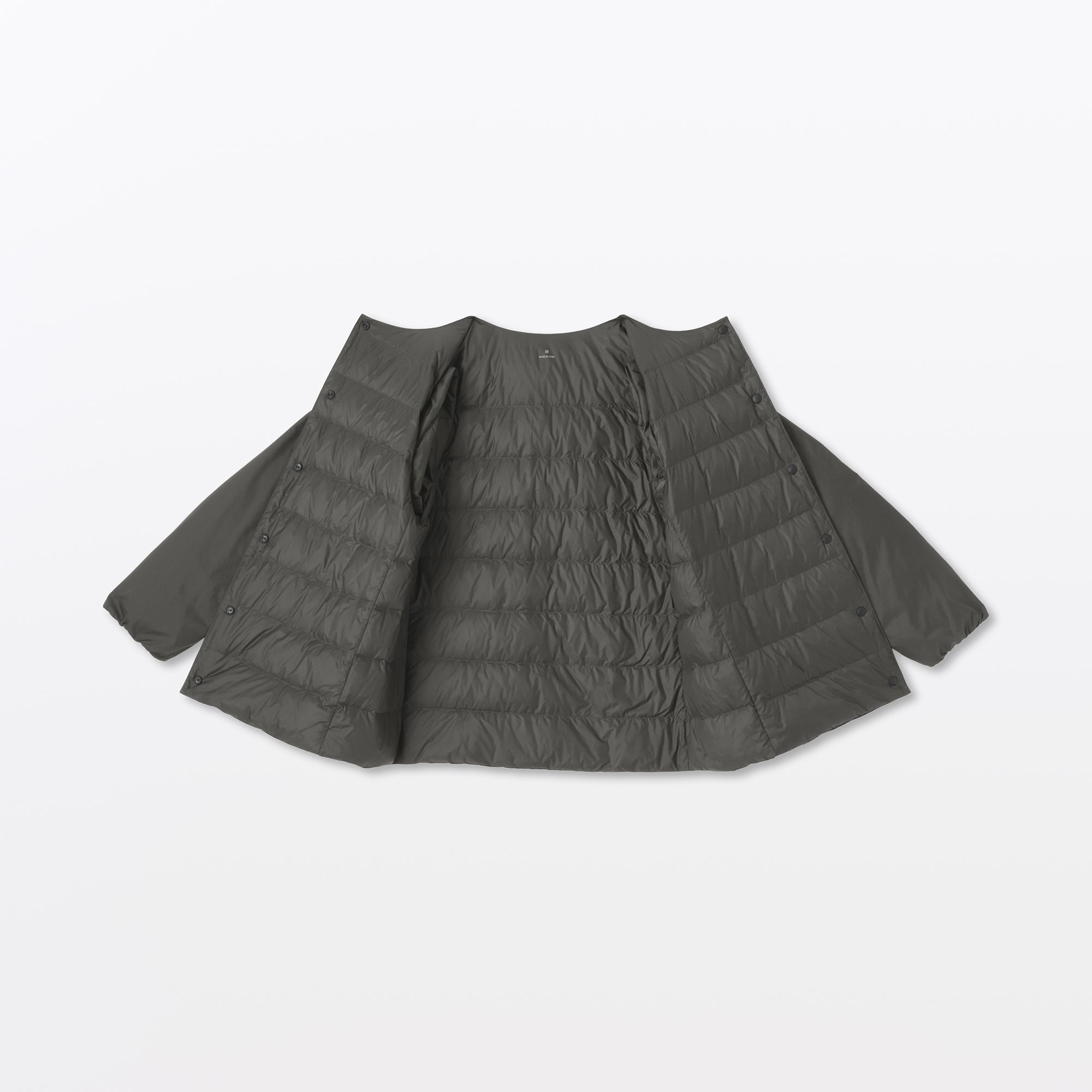 Lightweight Down Collarless Jacket
