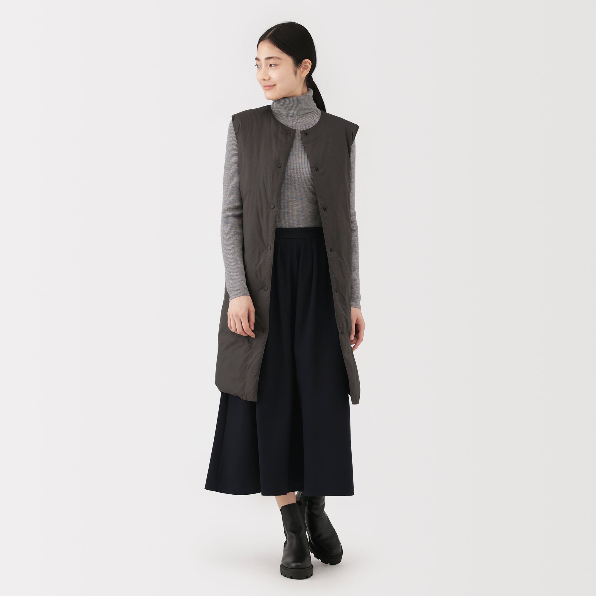 Lightweight Down Long Vest