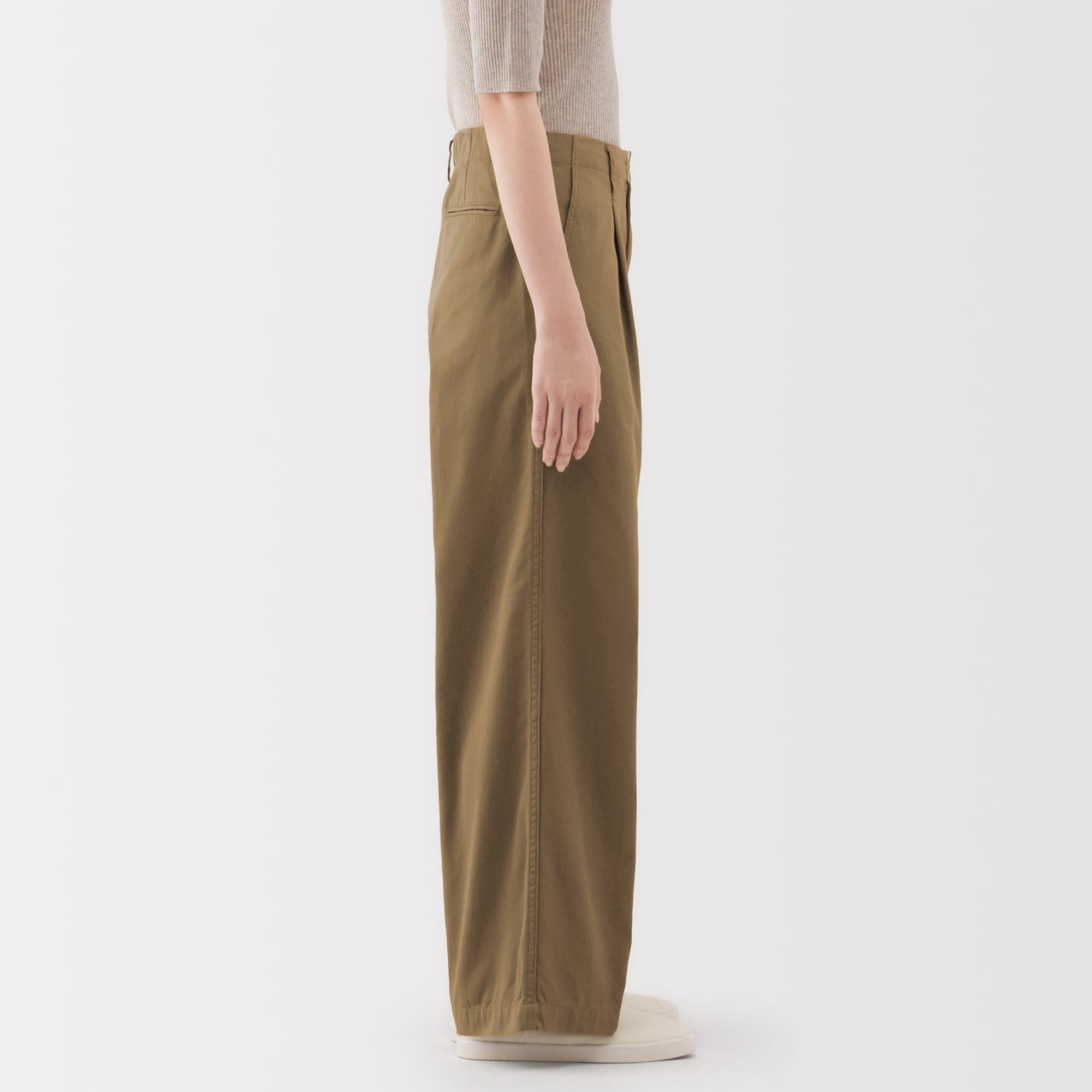 Chino Darted Wide Pants
