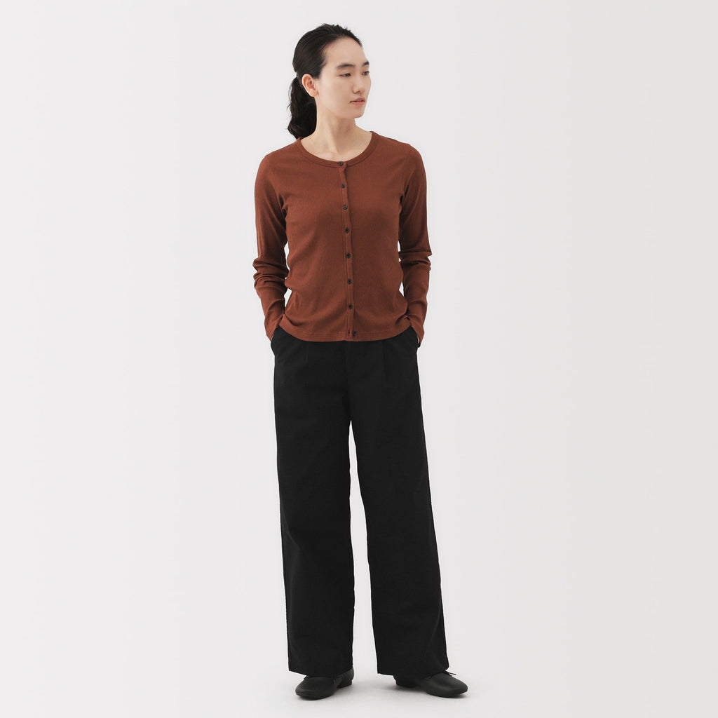 Chino Darted Wide Pants