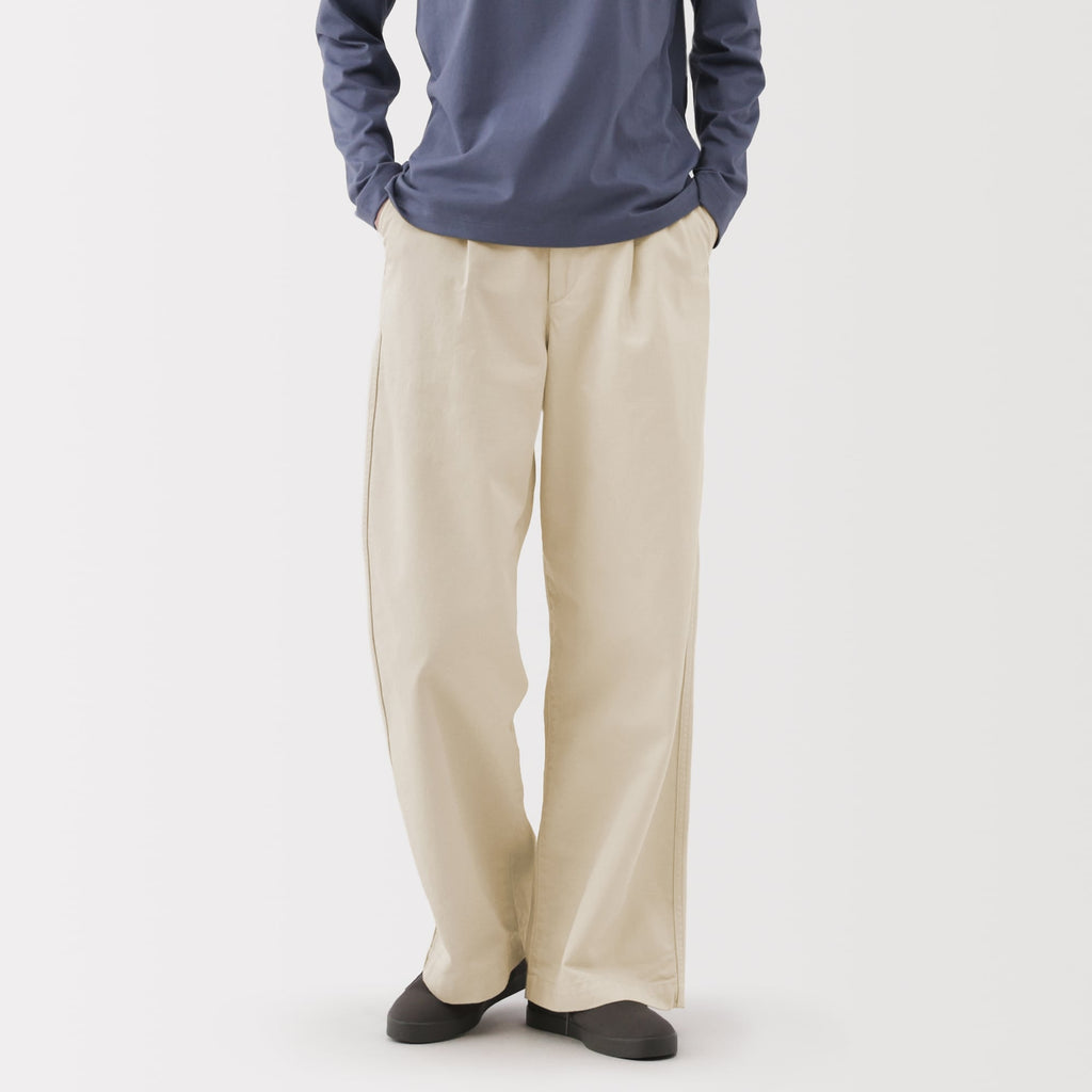 Chino Darted Wide Pants