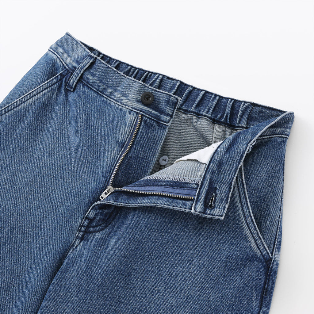 Kapok Denim Wide Tapered Pants