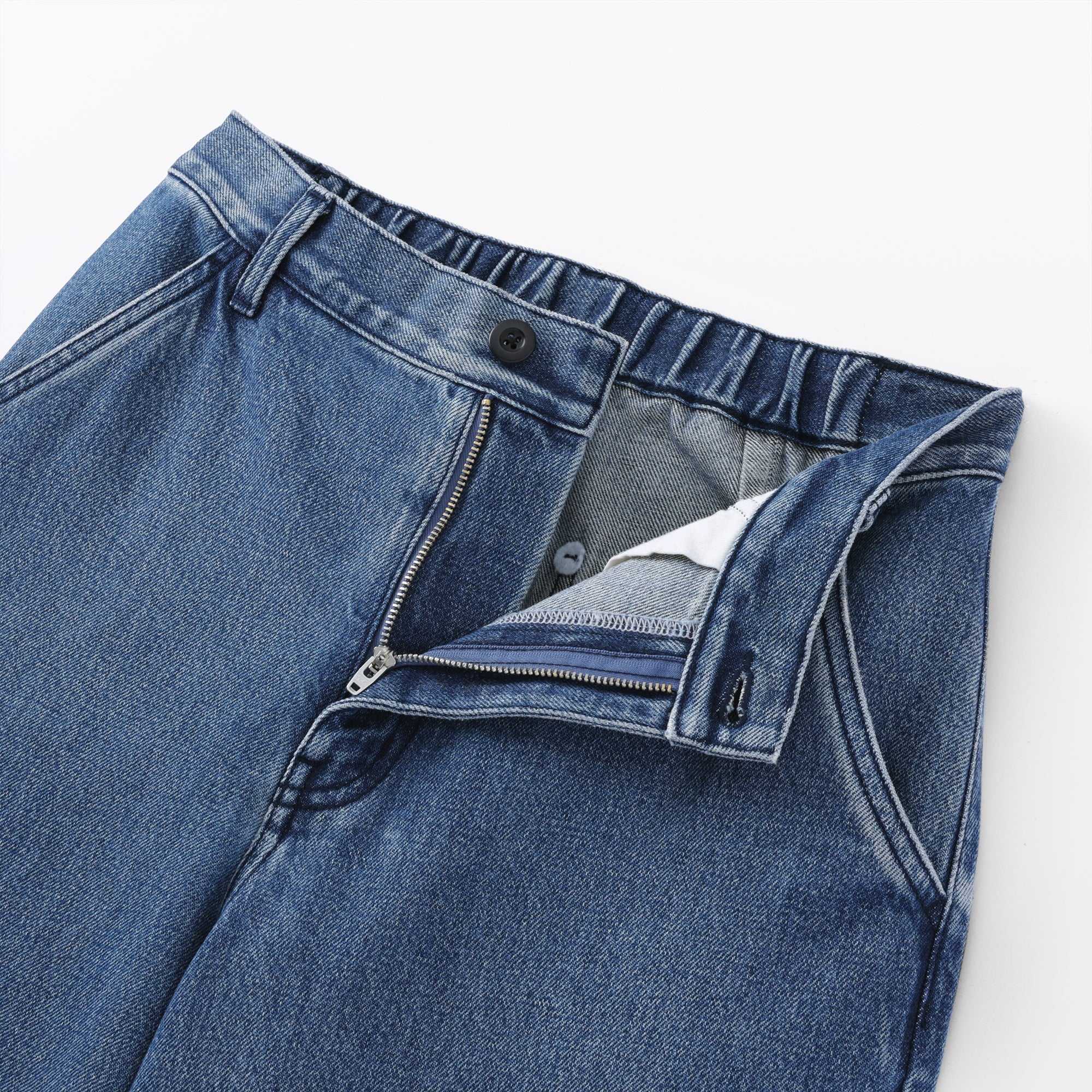 Kapok Denim Wide Tapered Pants