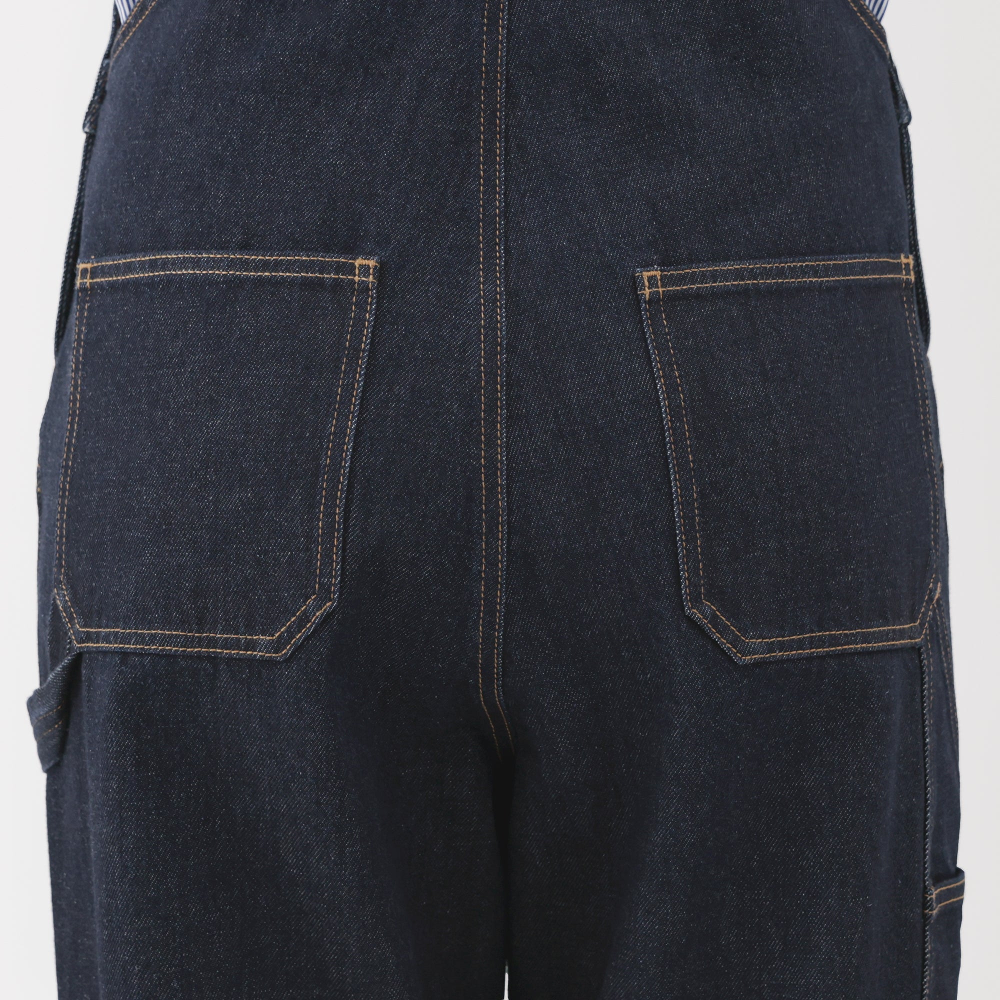 Kapok Blend Denim Overalls