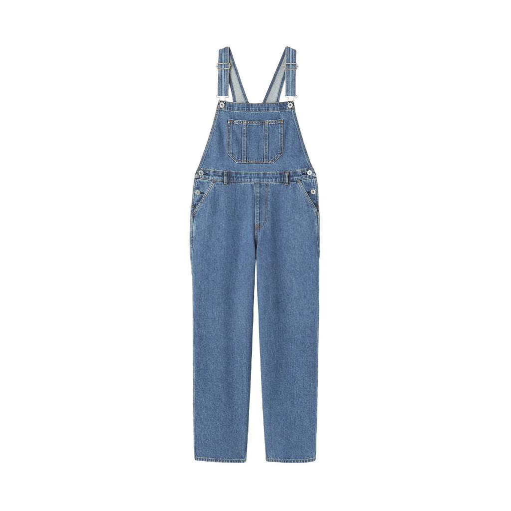 Kapok Blend Denim Overalls