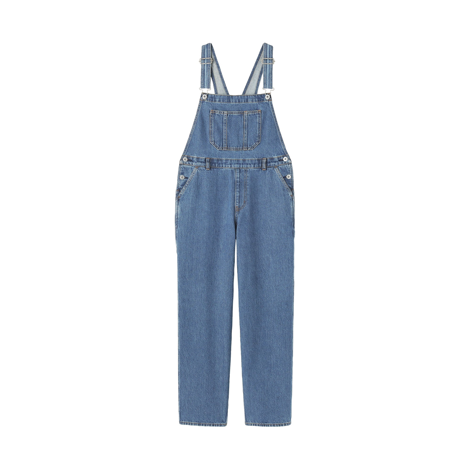 Kapok Blend Denim Overalls