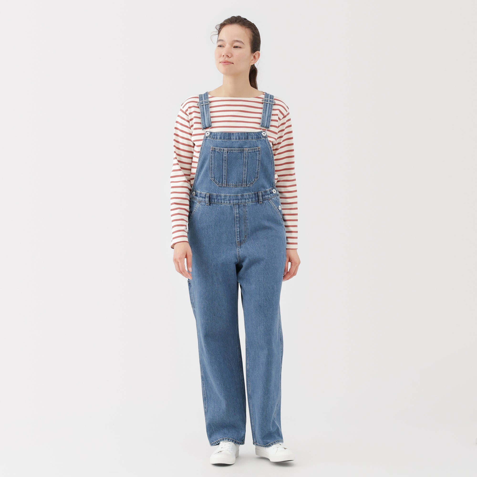 Kapok Blend Denim Overalls