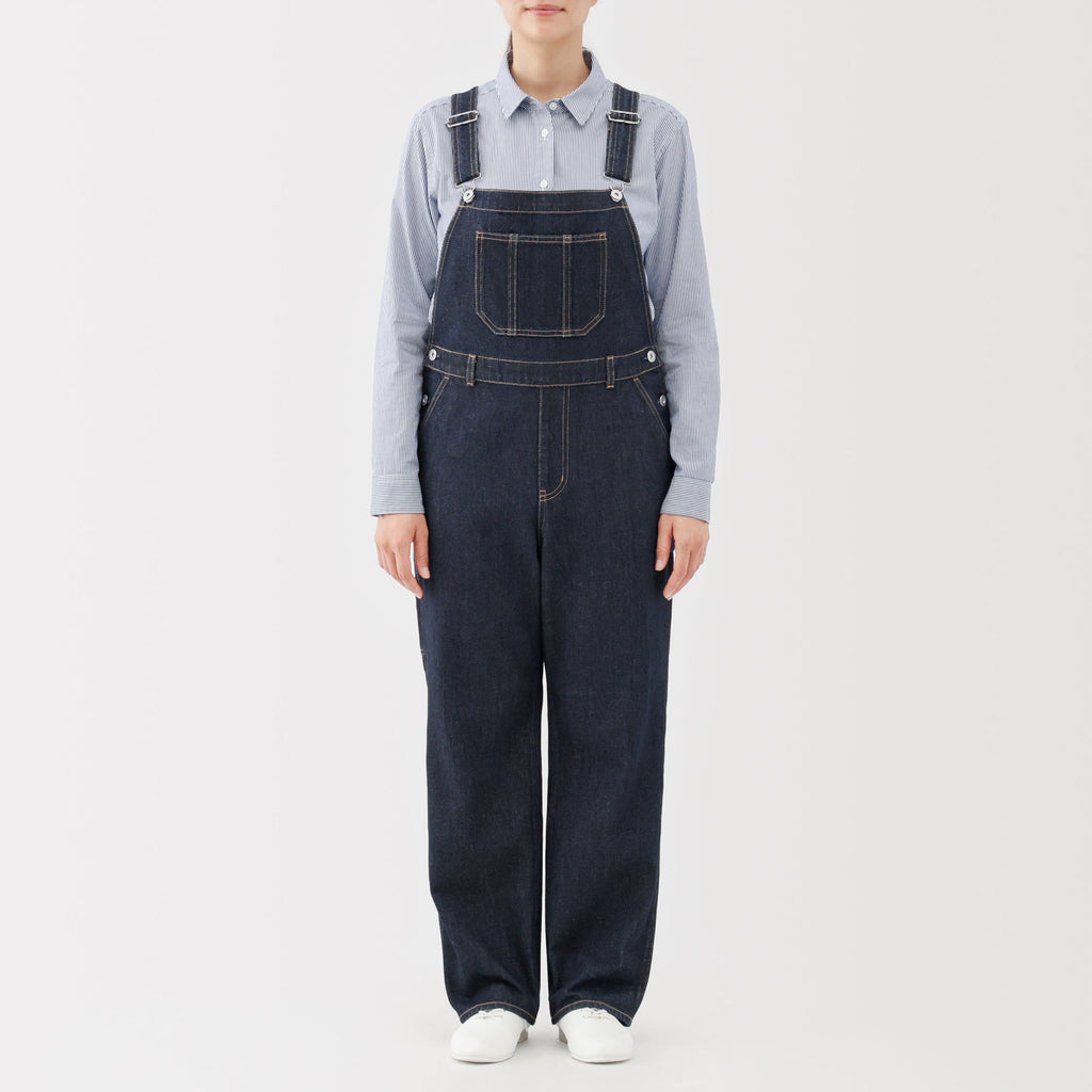 Kapok Blend Denim Overalls