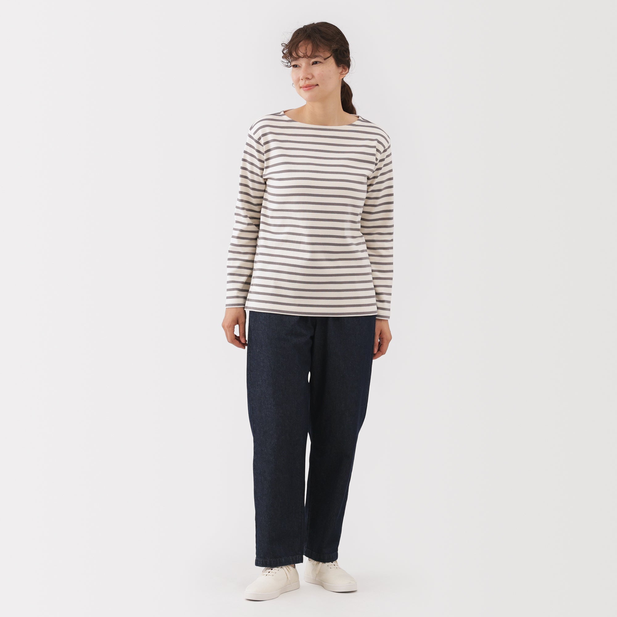 Denim Tapered Trousers