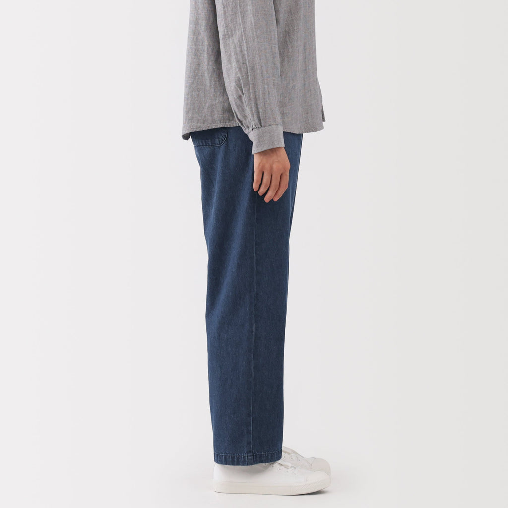 Denim Tapered Trousers
