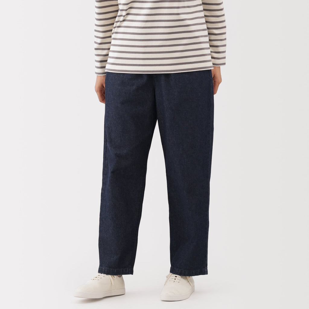 Denim Tapered Trousers