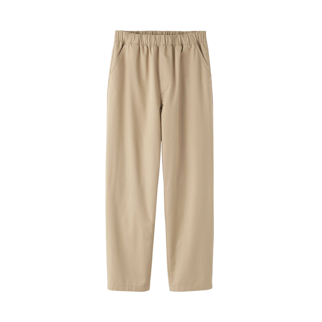 Cotton Easy Tapered Trousers