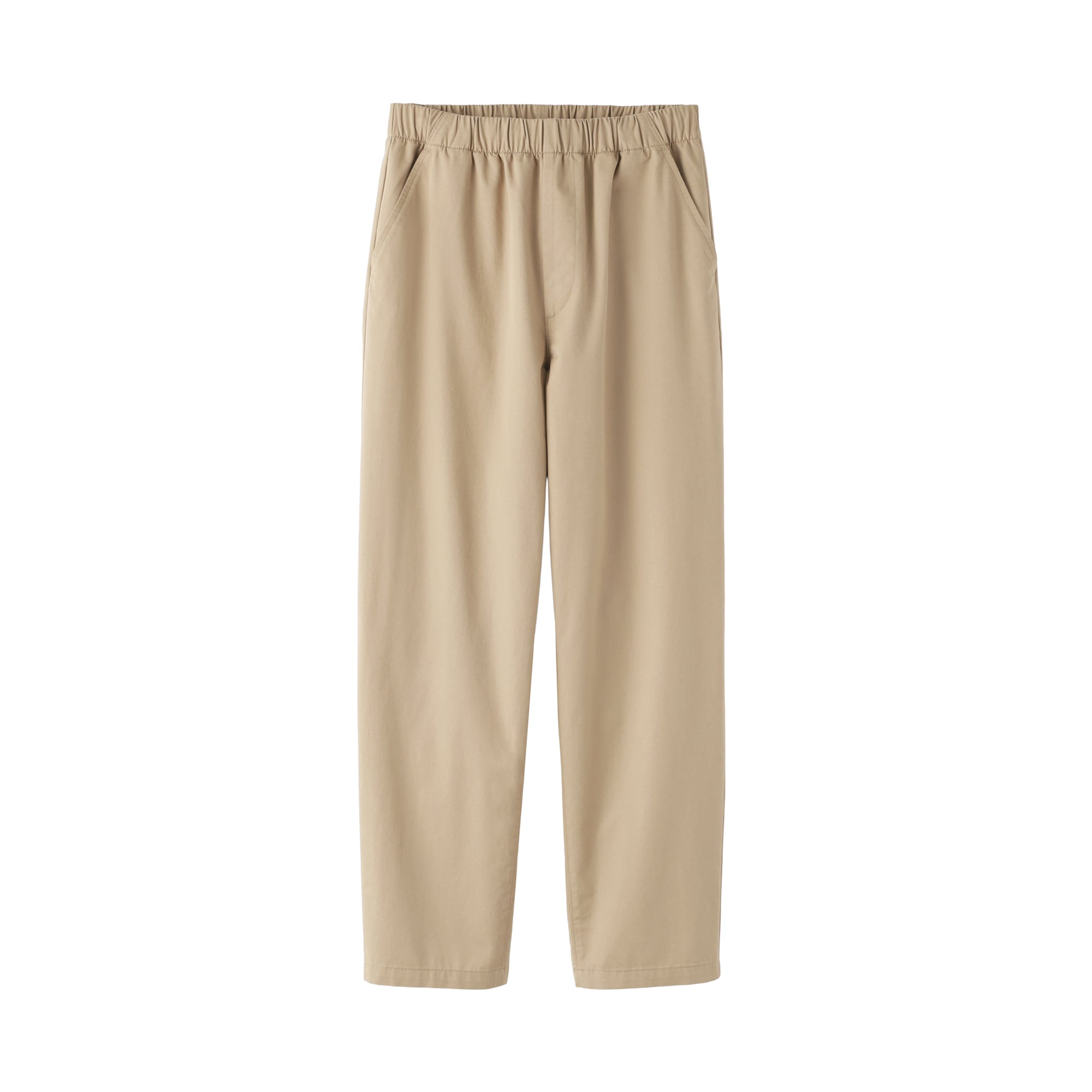 Cotton Easy Tapered Trousers