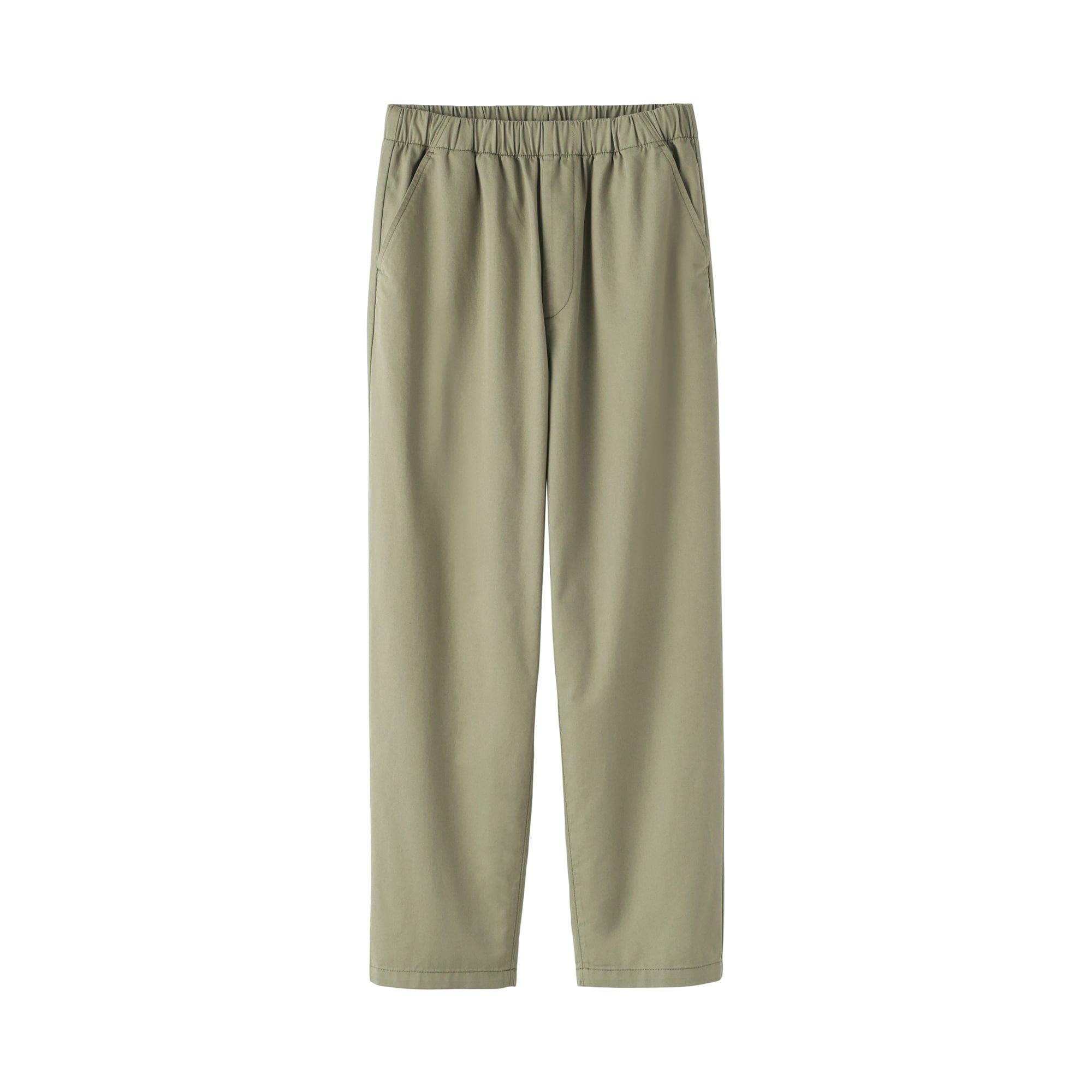 Cotton Easy Tapered Trousers