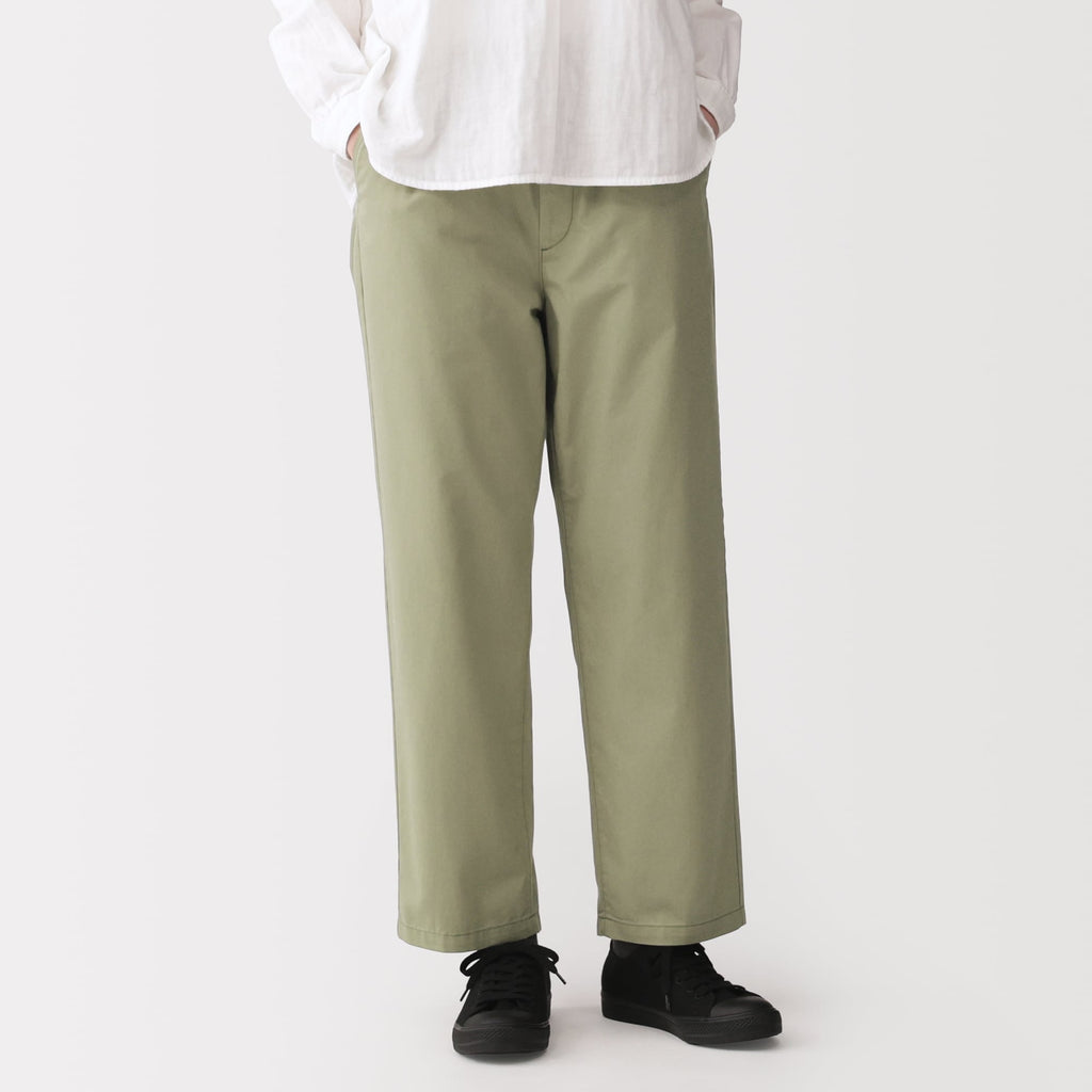 Cotton Easy Tapered Trousers