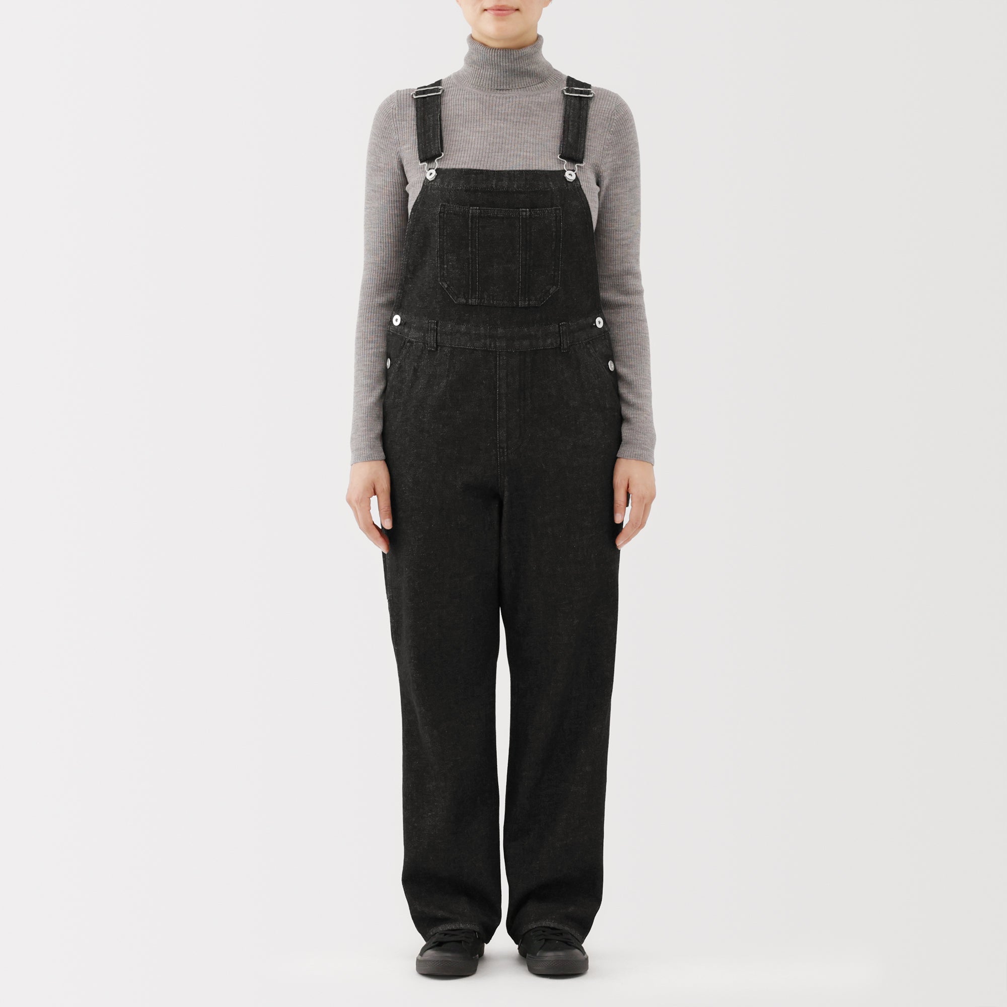 Kapok Blend Denim Overalls